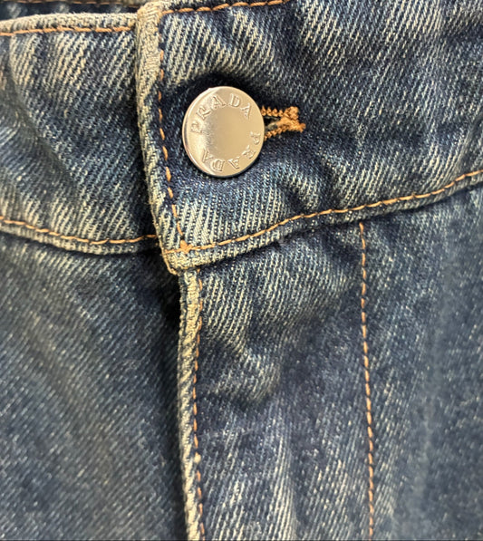 Prada Cargo Jeans Blue