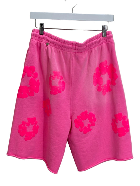 Denim Tears Pink Mono Cotton Shorts