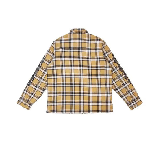 Chrome Heart Padded Flannel