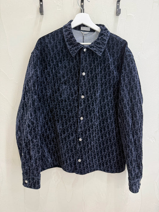 Dior Oblique Overshirt Navy Blue
