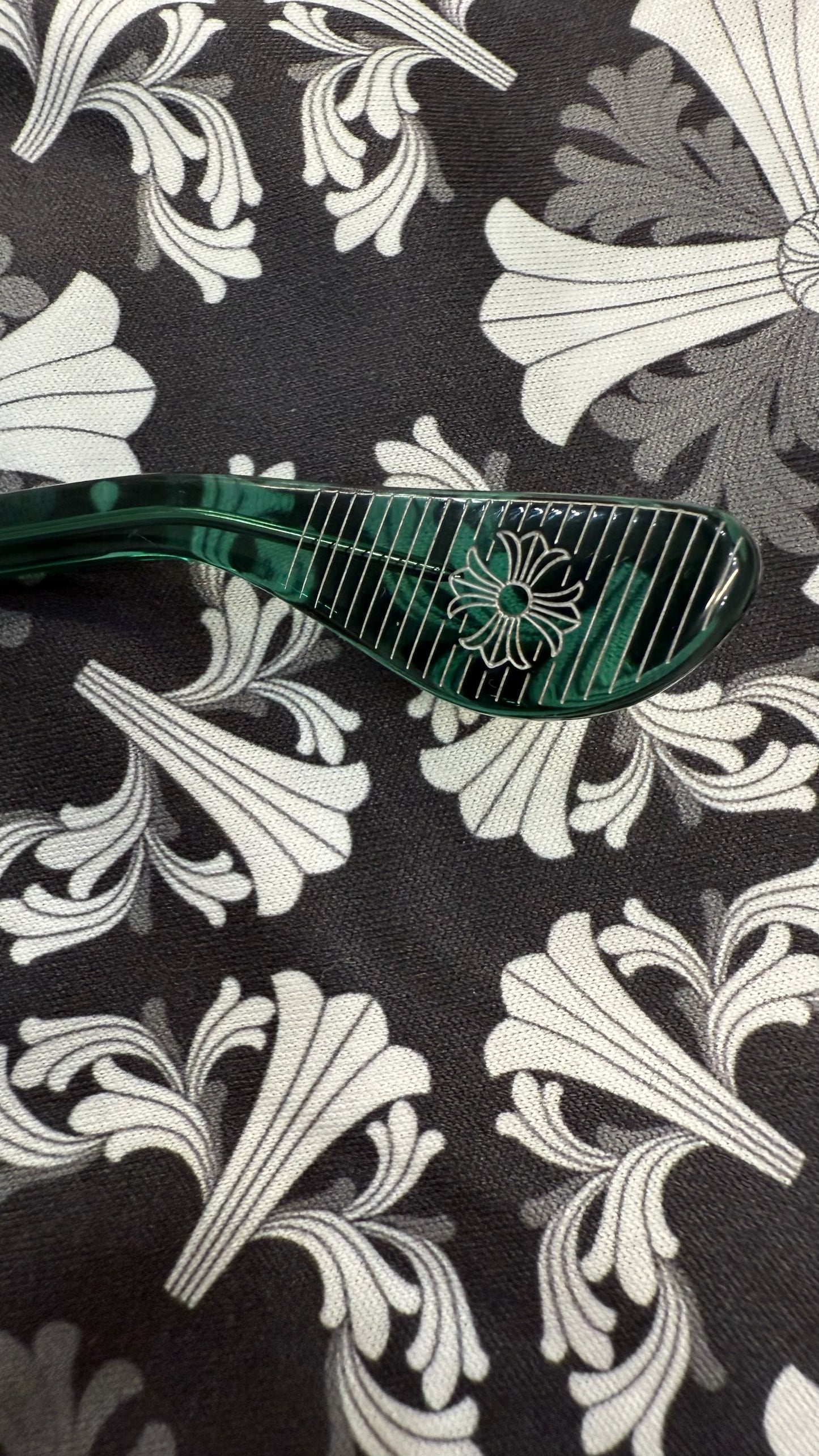 Chrome Hearts Box-Officer Glasses Green