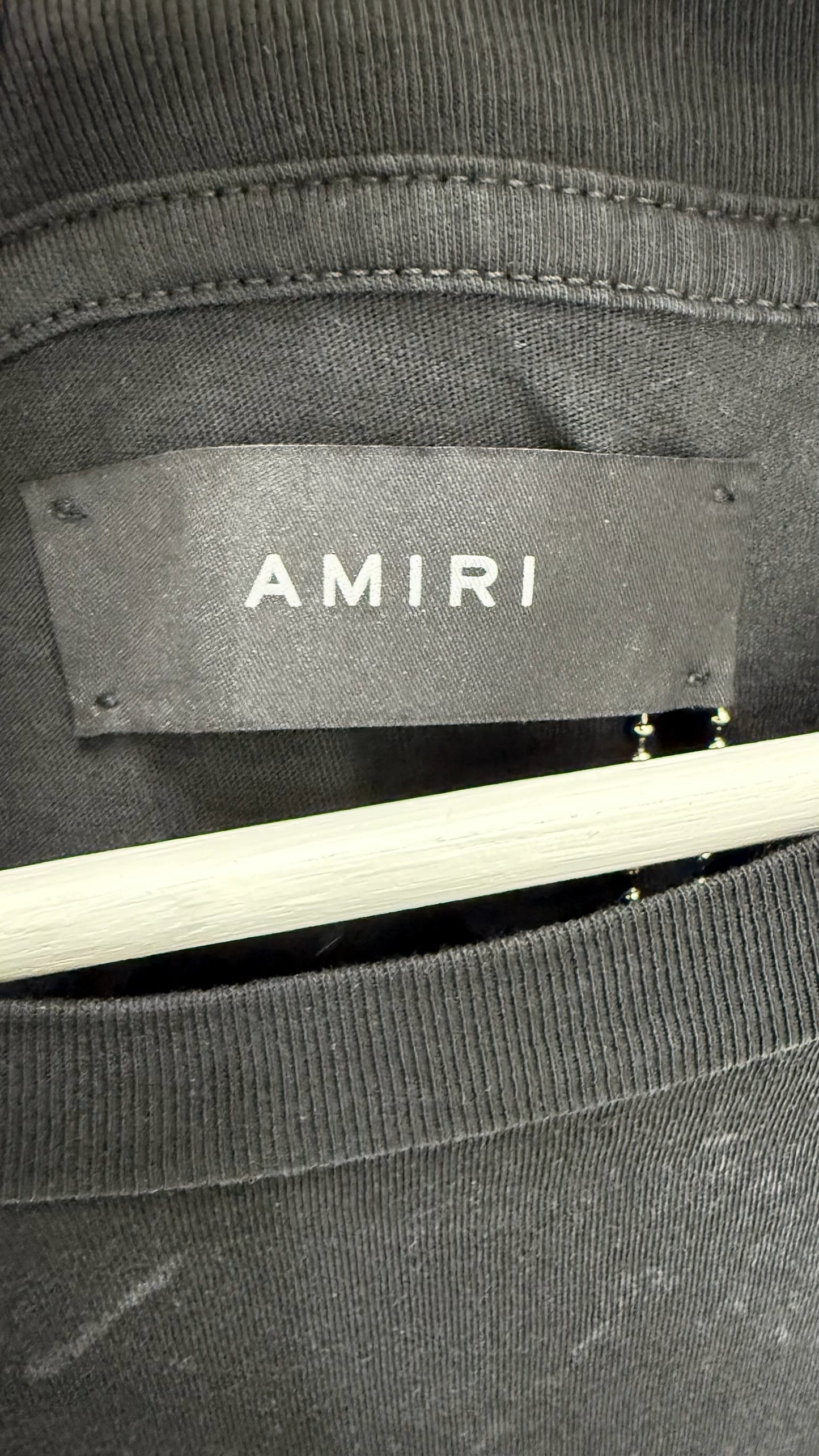 AMIRI Tiger Vintage Black T Shirt