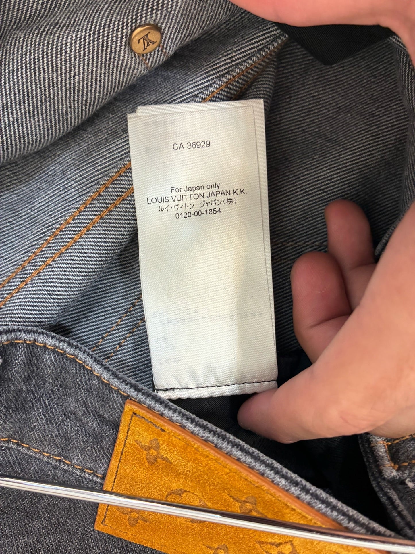 Louis Vuitton Monogram Flower Denim Pants