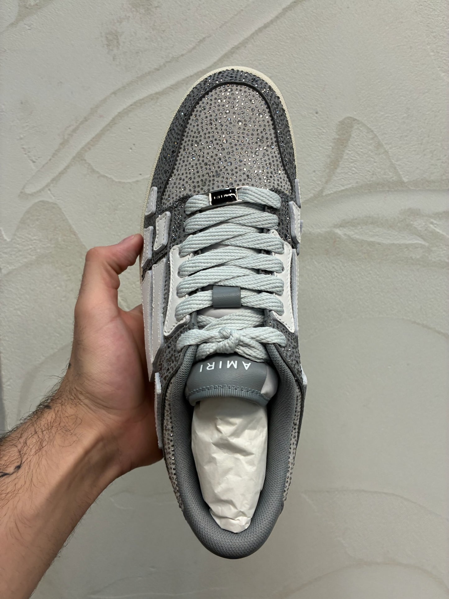 Amiri Crystal Skel-Top Low Sneakers