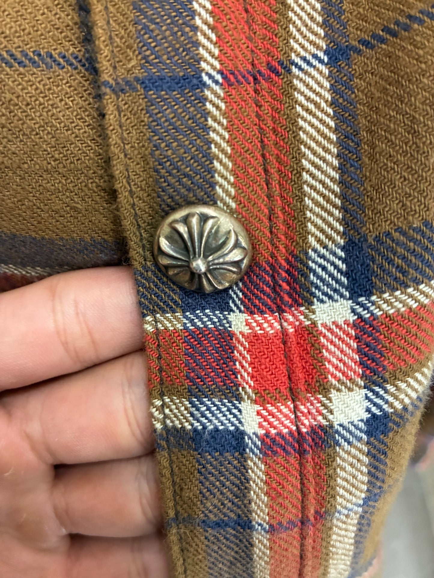 Chrome Hearts Quilted Padded Flannel