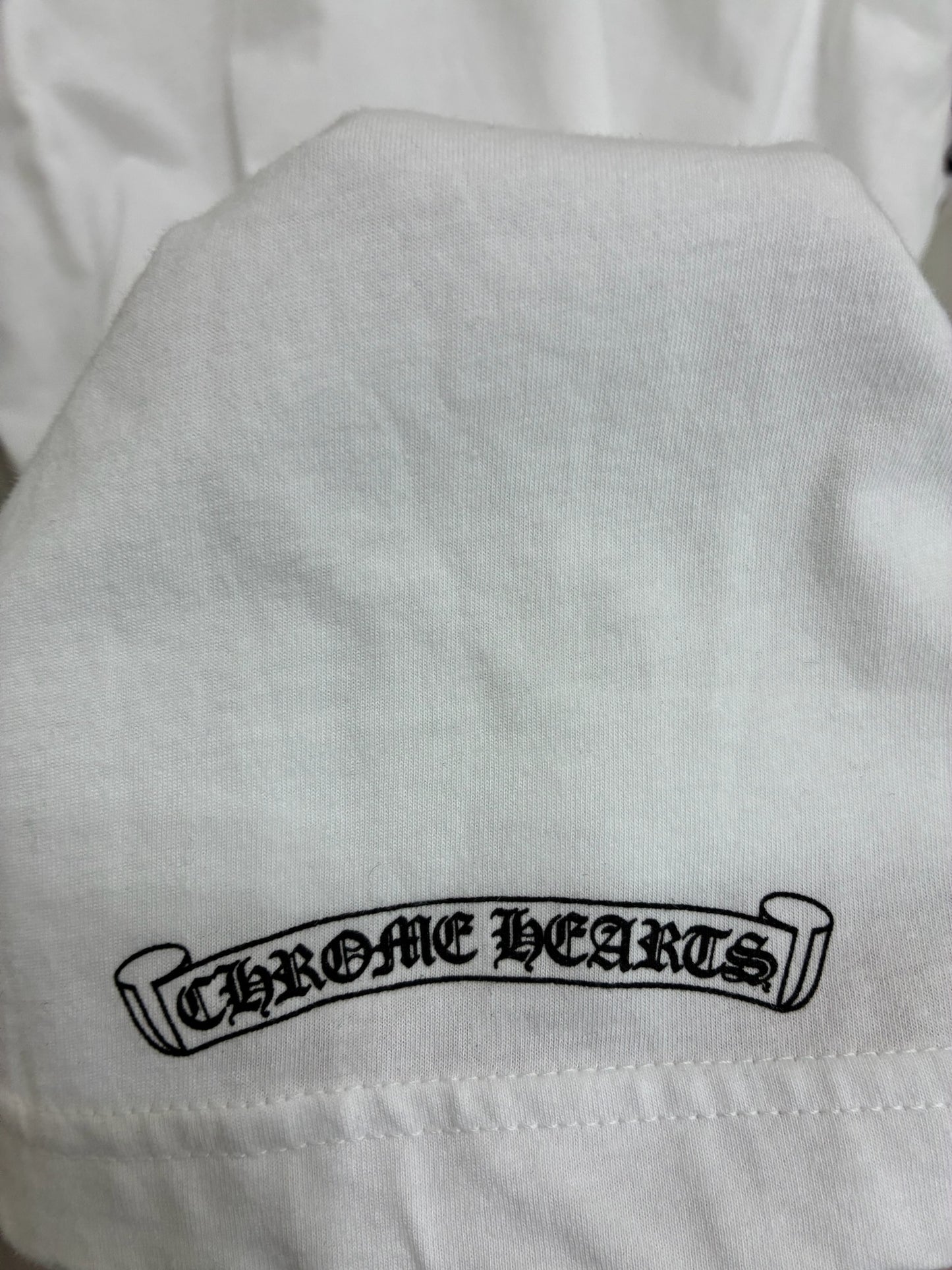 Chrome Hearts Neck Logo Long Sleeve Crewneck