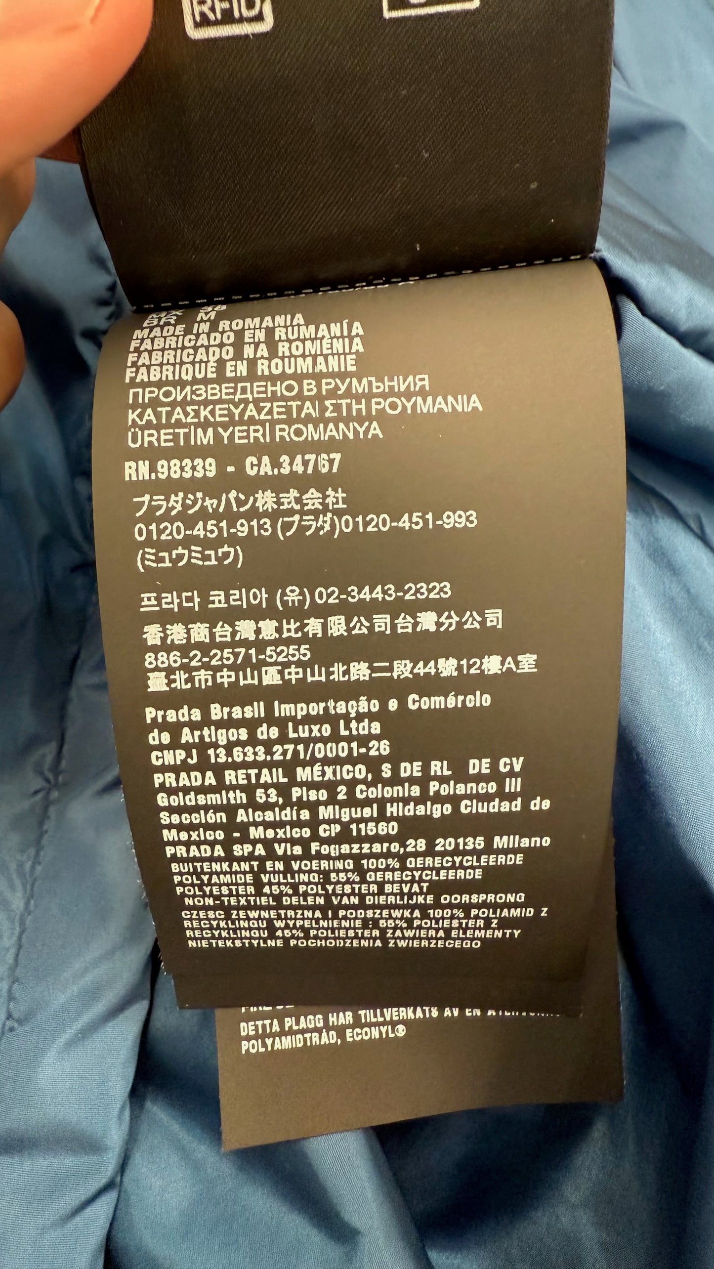 Prada Re-Nylon Coach Jacket