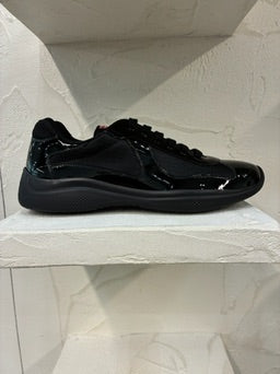 Prada America's Cup Black Patent Leather