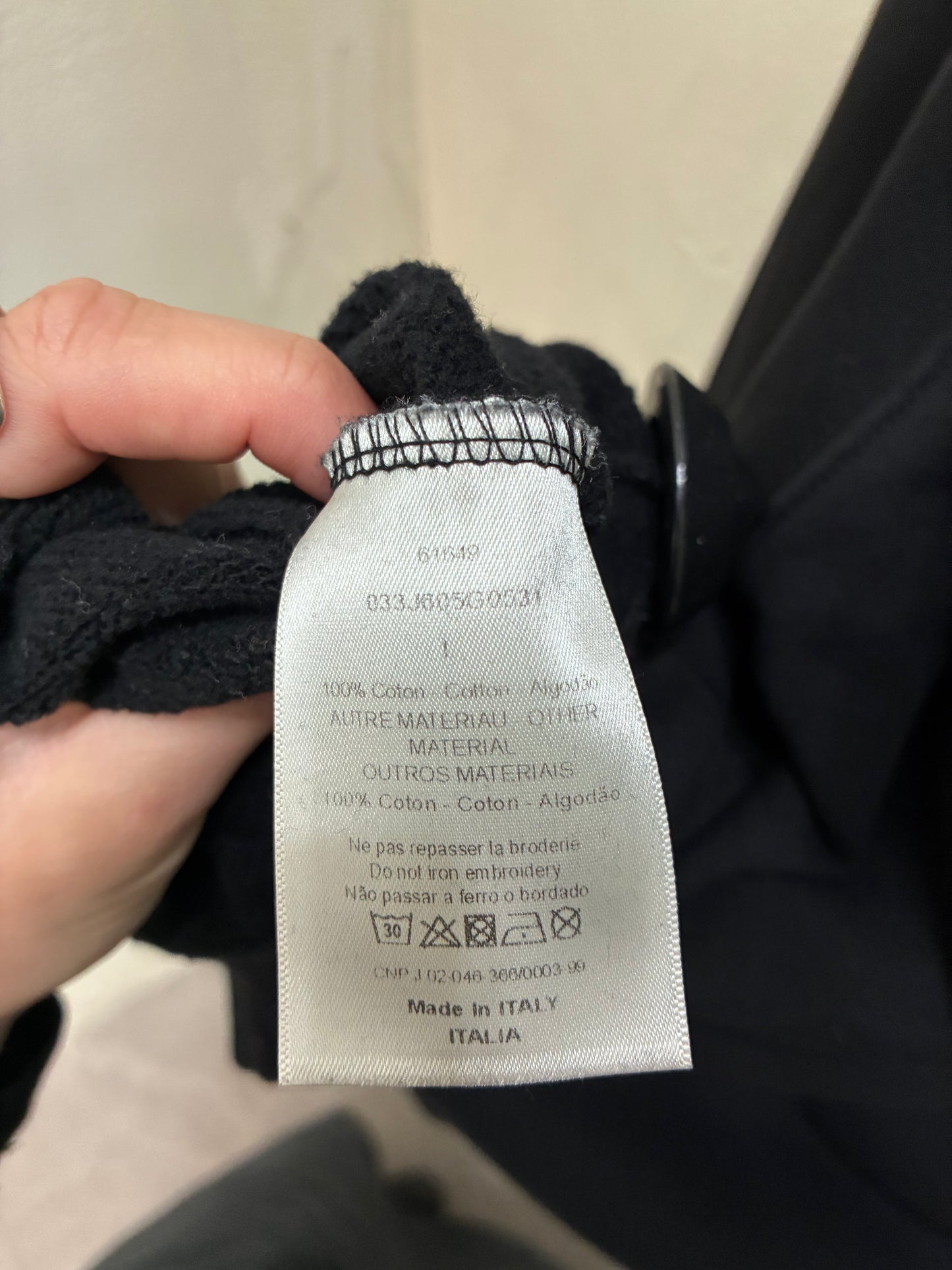 Dior x Sean Stussy Oversized Embroidered Bee Hoodie