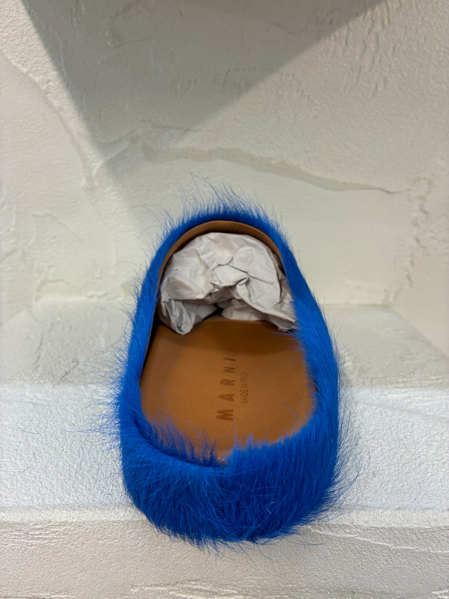 Marni Blue Fussbet Sabot