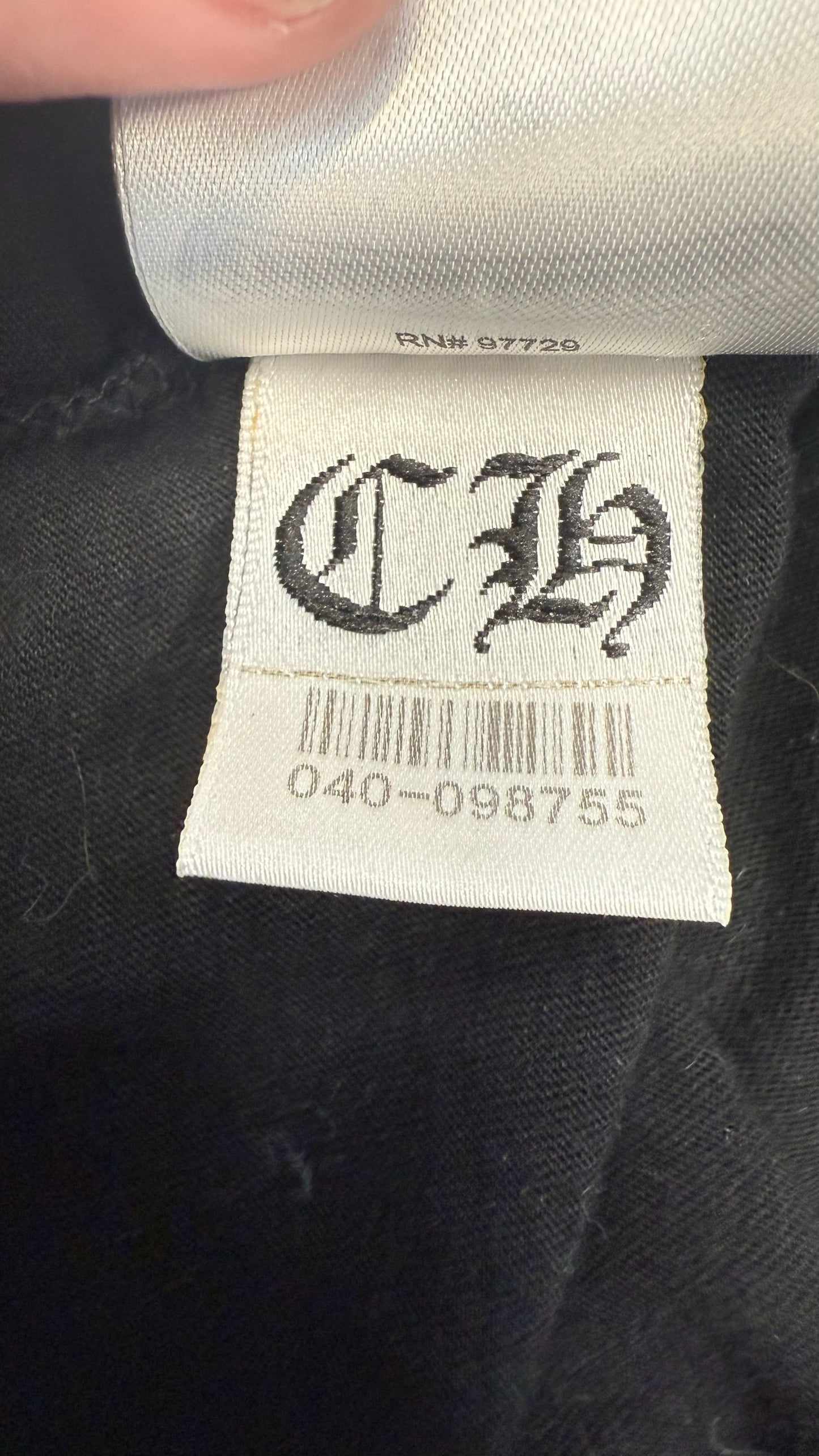 Chrome Hearts Neck Logo Long Sleeve Crewneck