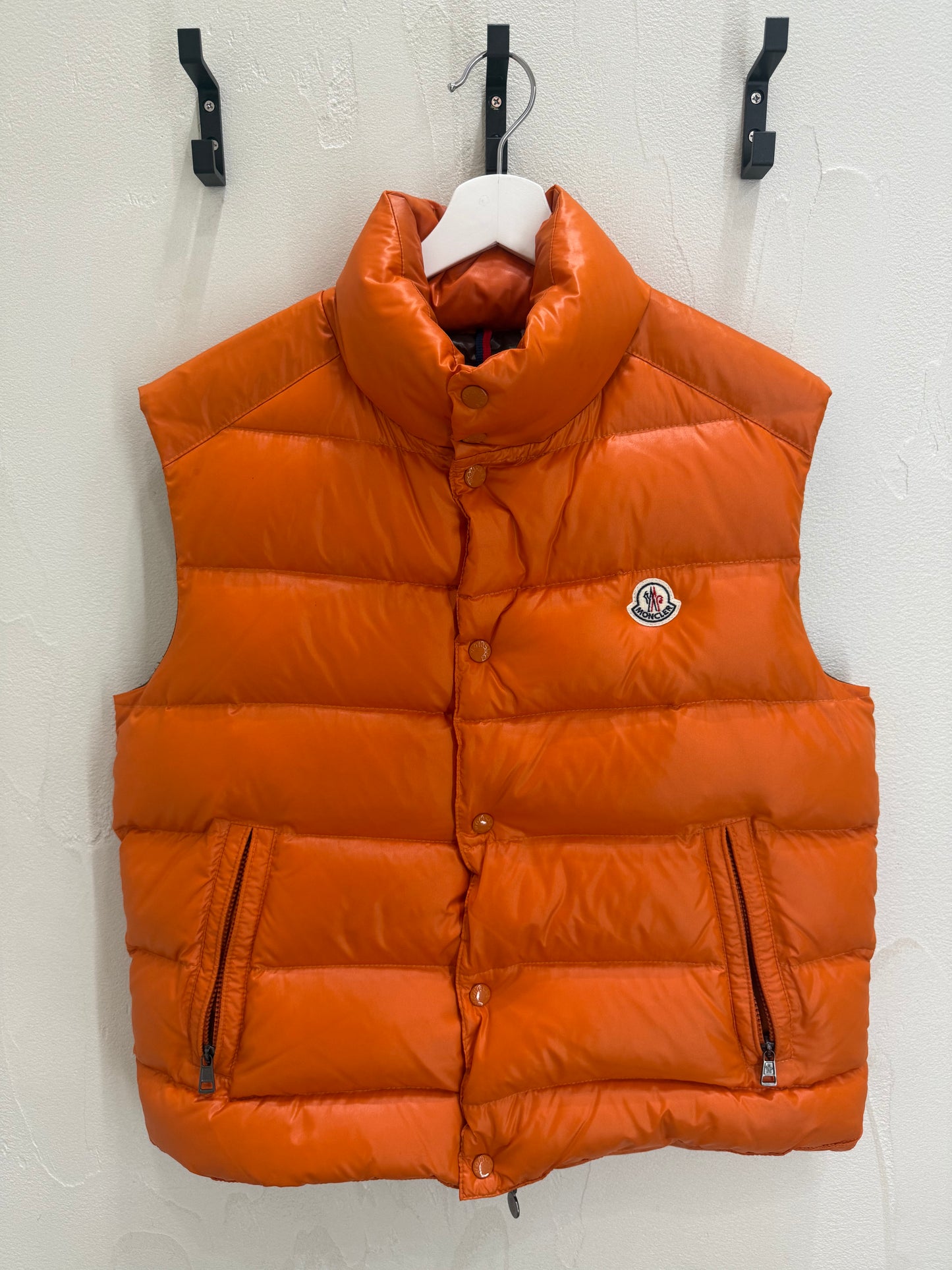 Moncler Tibb Down Vest Orange