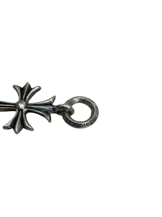 Chrome Hearts Sterling Silver Tiny CH Cross Charm