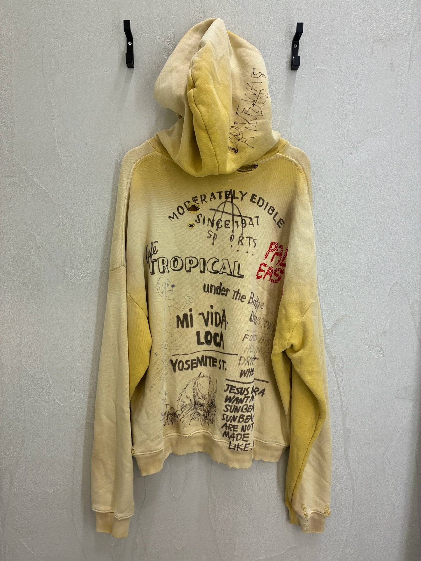 PALY: Yellow 'EPDS' Hoodie