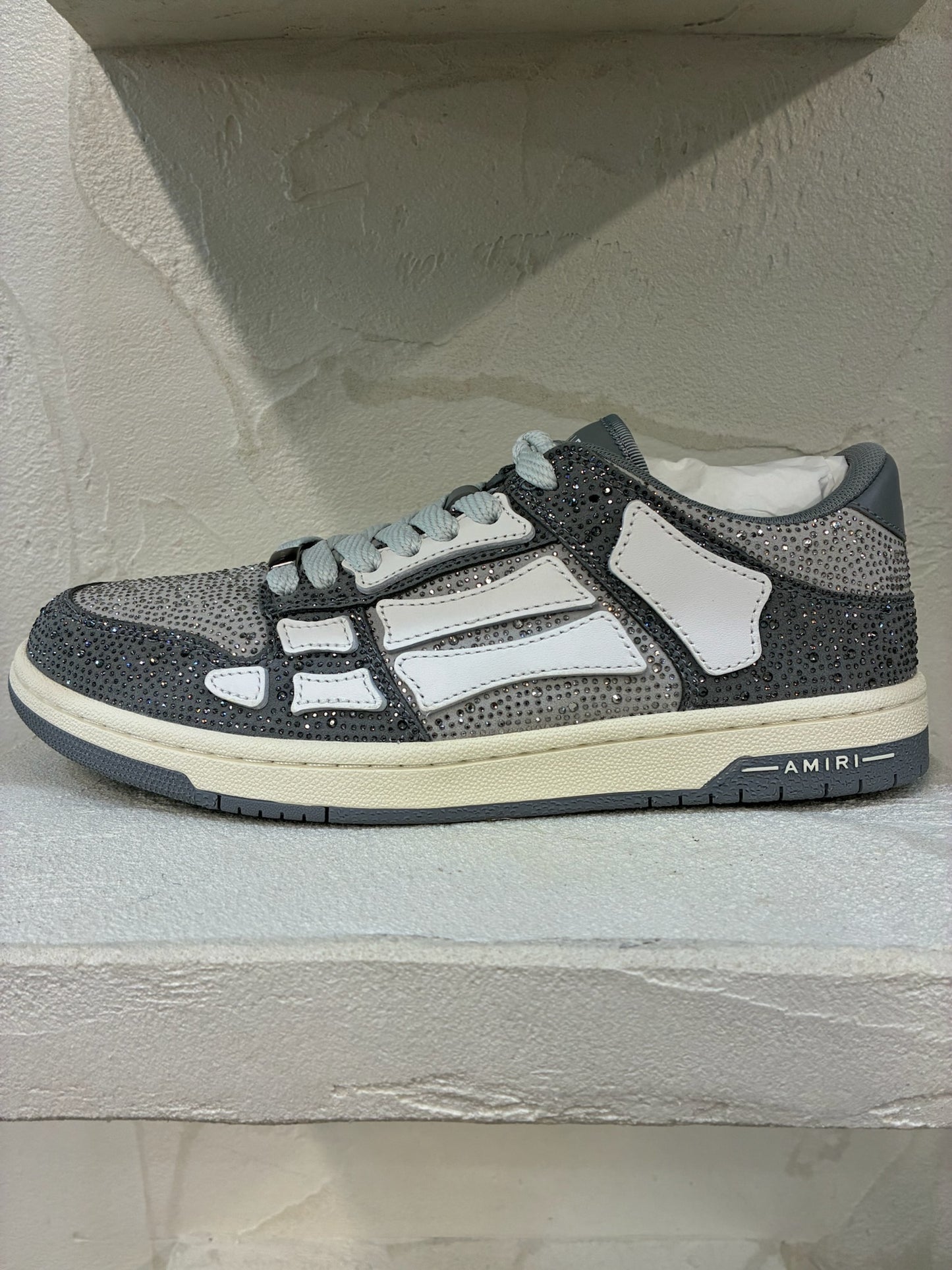 Amiri Crystal Skel-Top Low Sneakers