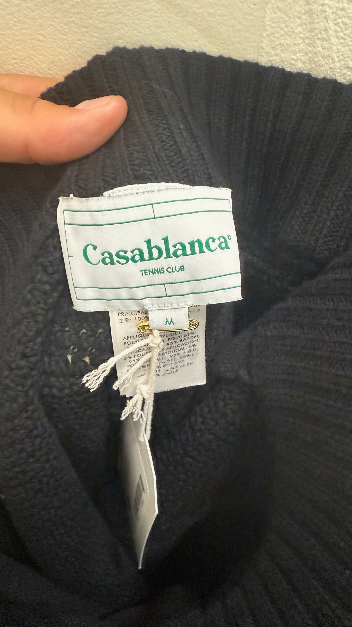 Casablanca Crochet Tennis Shorts