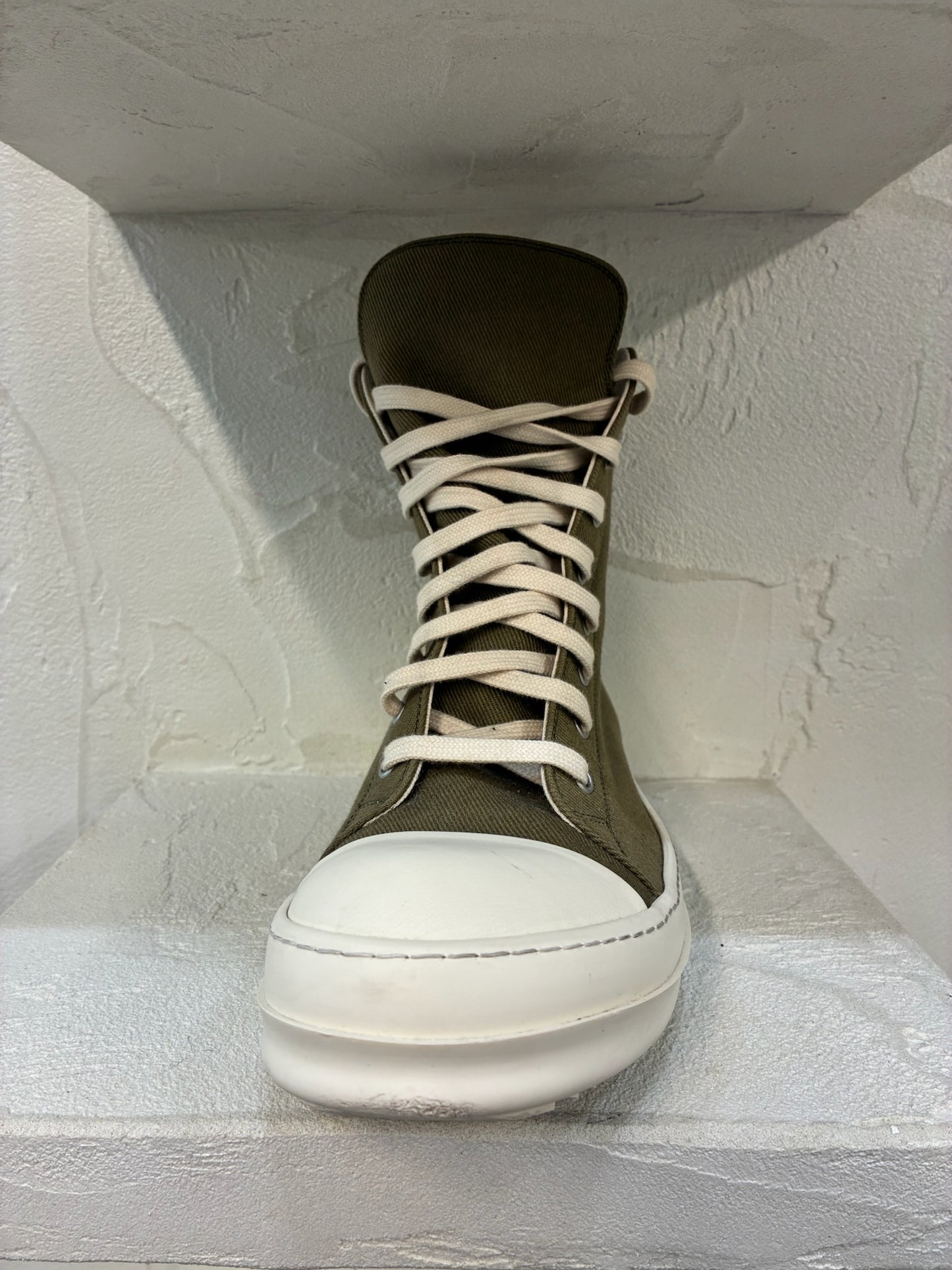 Rick owens DRKSHDW Luxor High Tops 'Pale Green'
