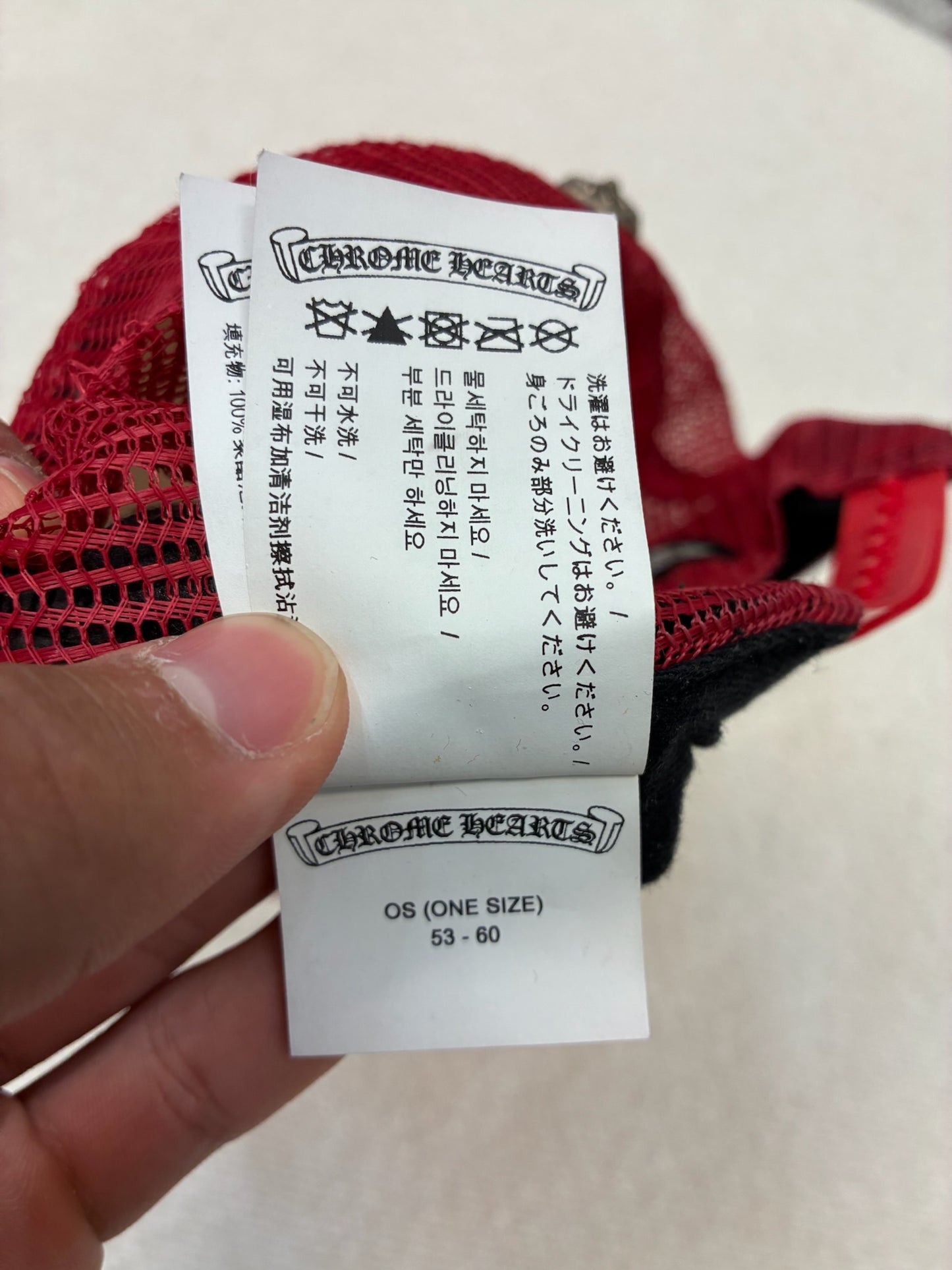 Chrome Hearts King Taco Trucker Hat Red