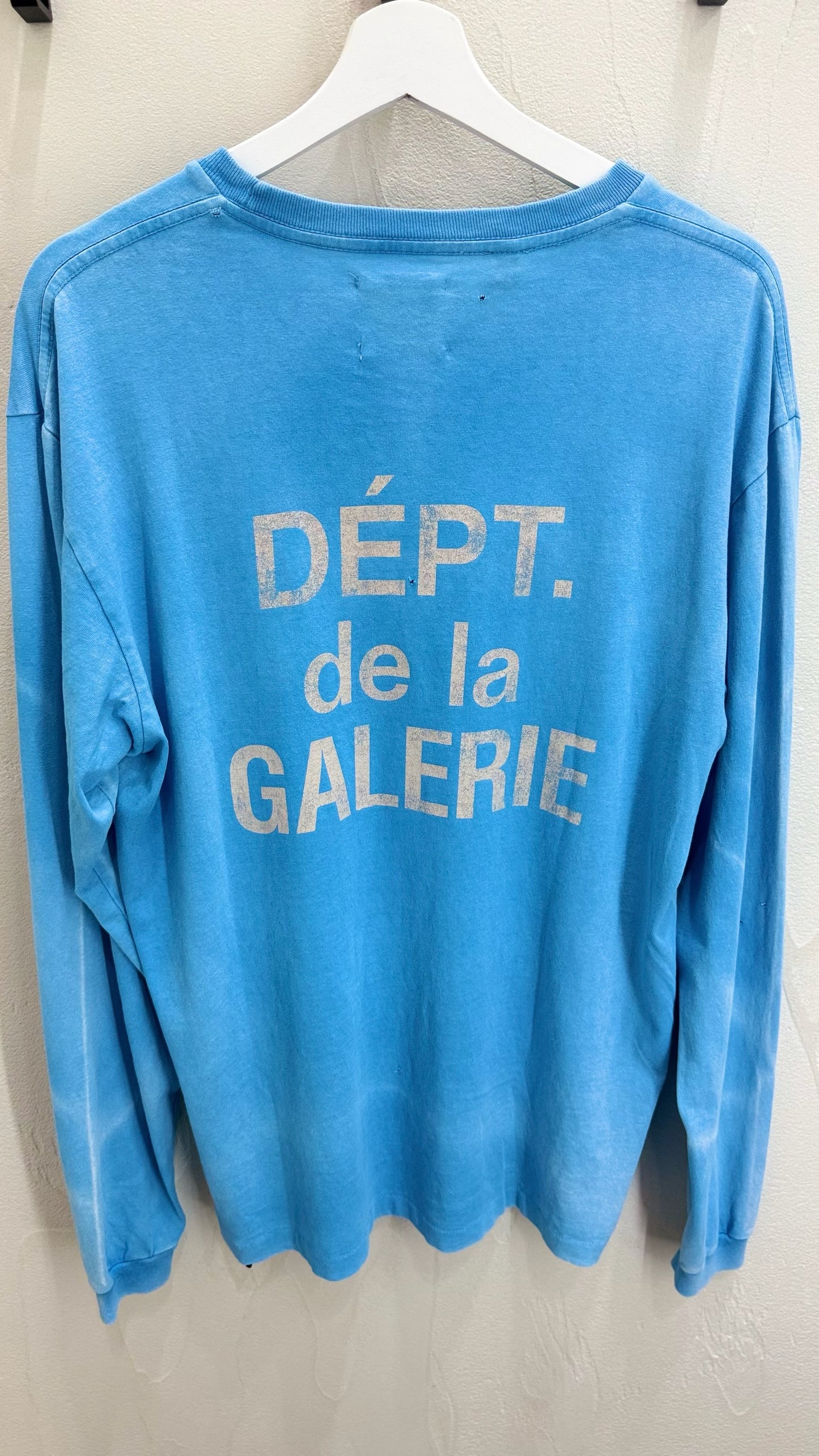 Gallery Dept French Long-Sleeve T-Shirt Cyan