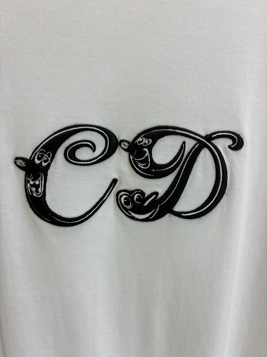 Christian Dior x Kenny Scharf  Embroidered Logo T-Shirt