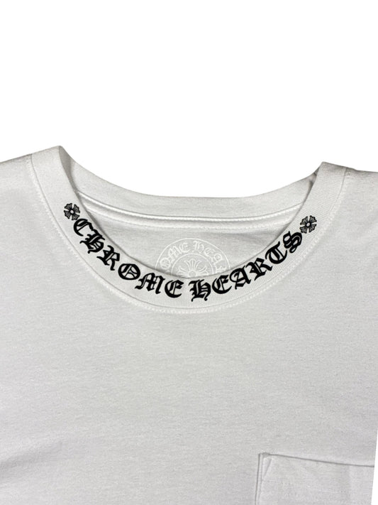 Chrome Hearts Neck Logo Long Sleeve Crewneck