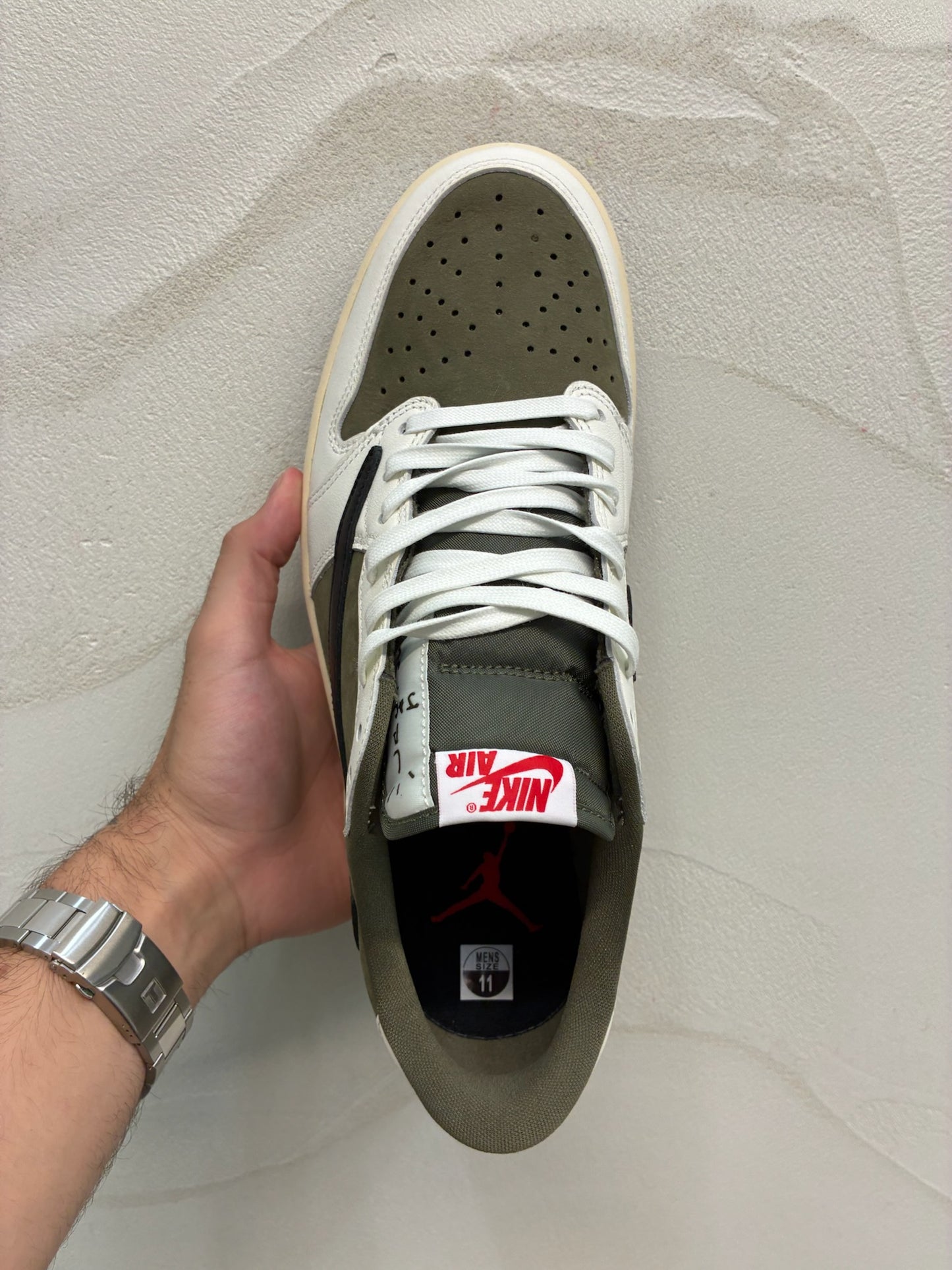 Travis Scott x Air Jordan 1 Olive