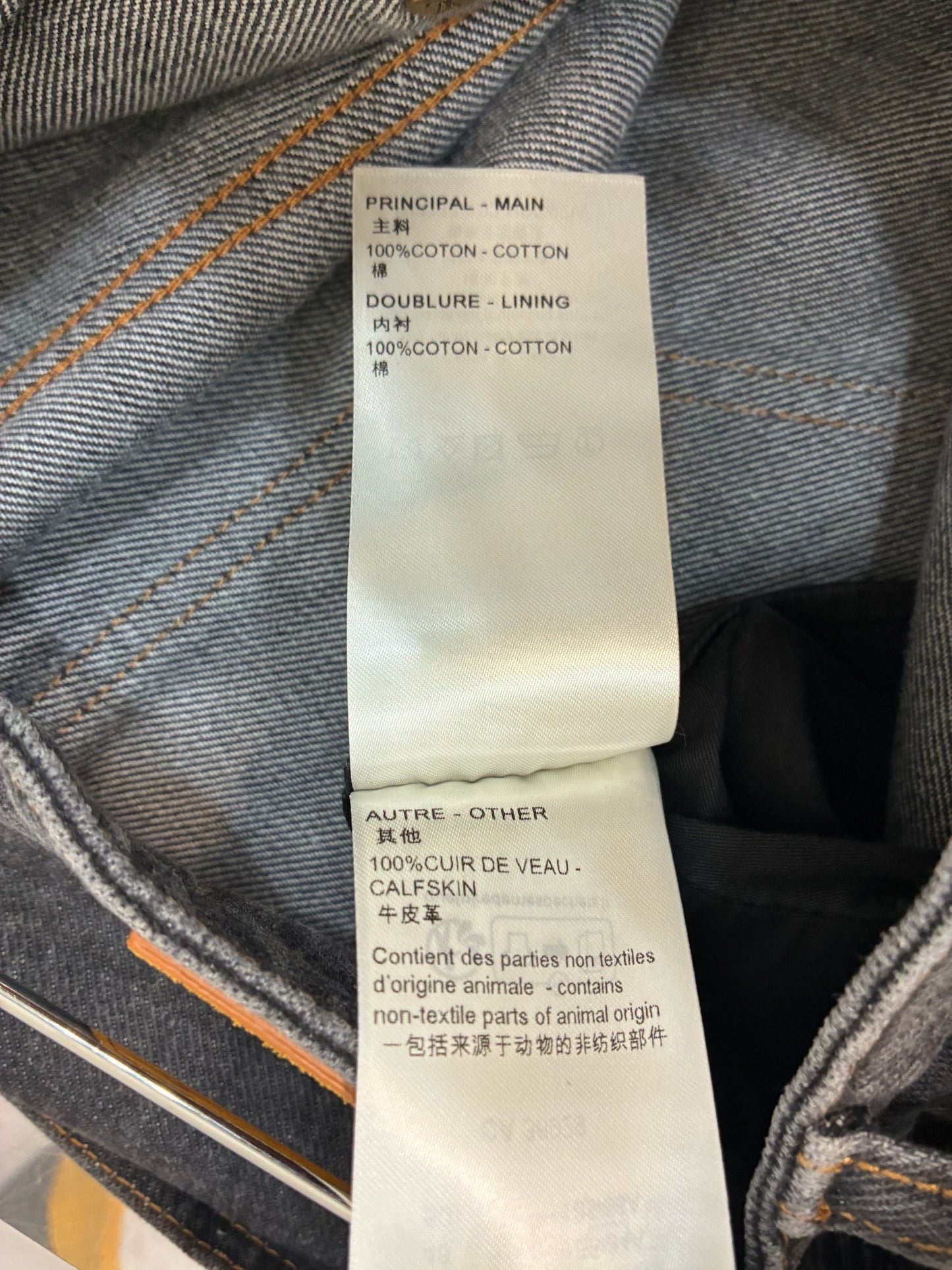 Louis Vuitton Monogram Flower Denim Pants