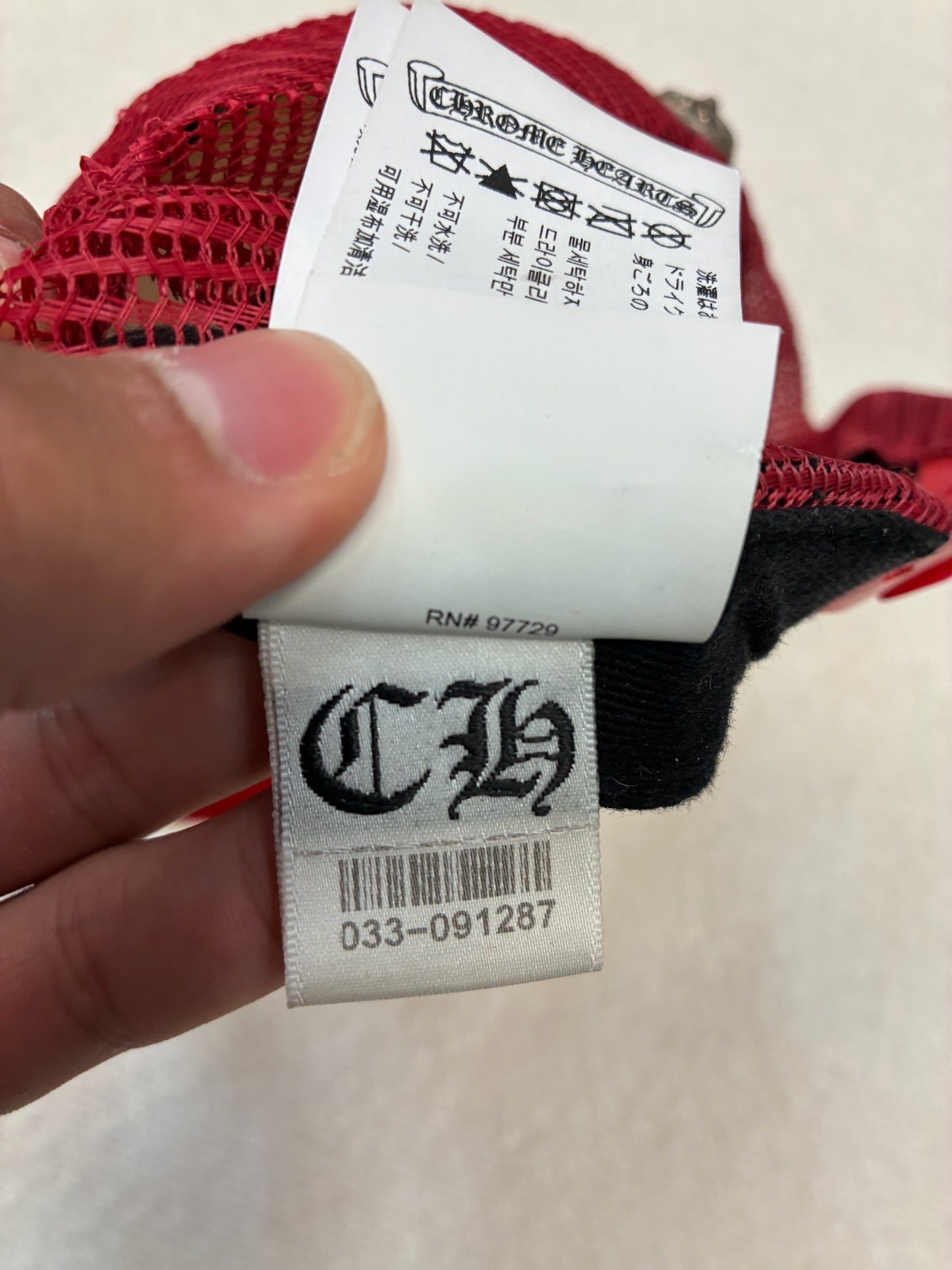 Chrome Hearts King Taco Trucker Hat Red