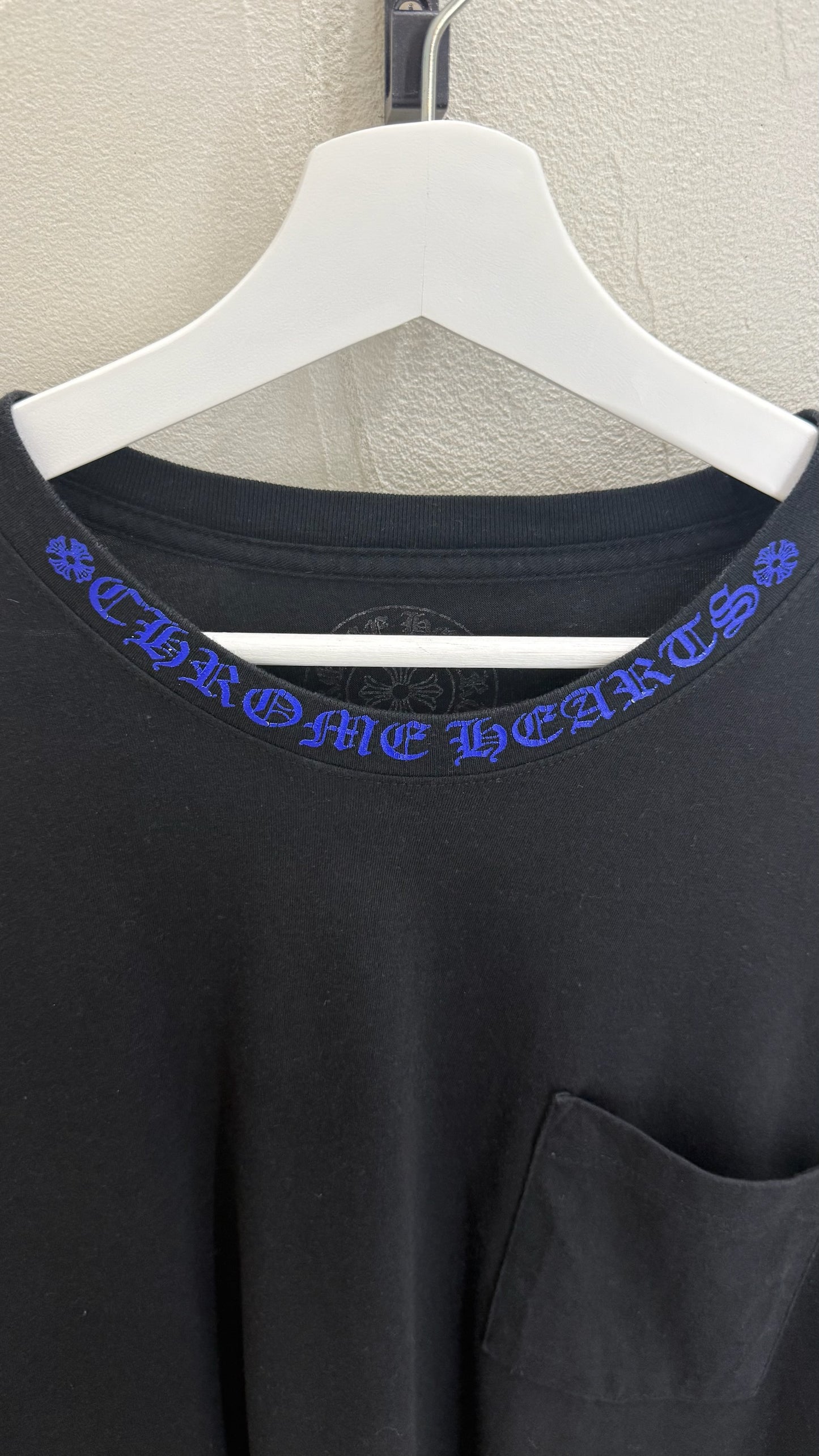 Chrome Hearts Neck Logo Long Sleeve Crewneck