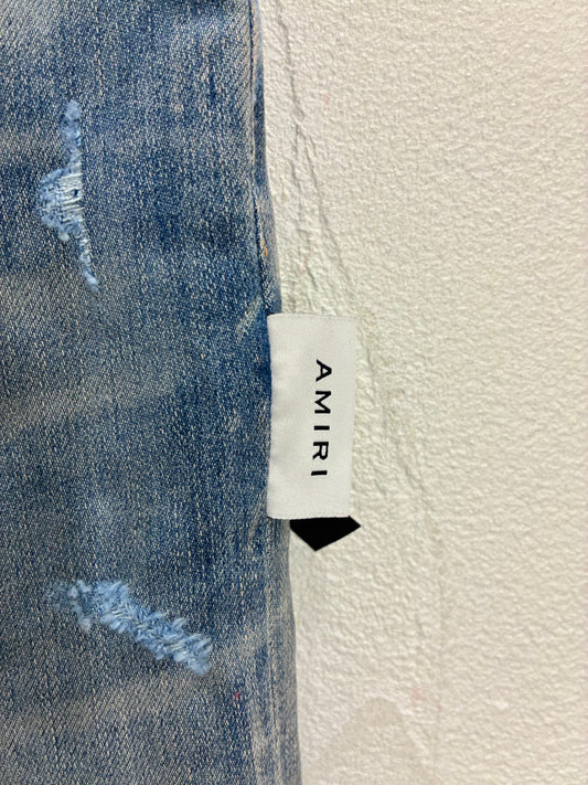 Amiri Blue Bootcut Jeans