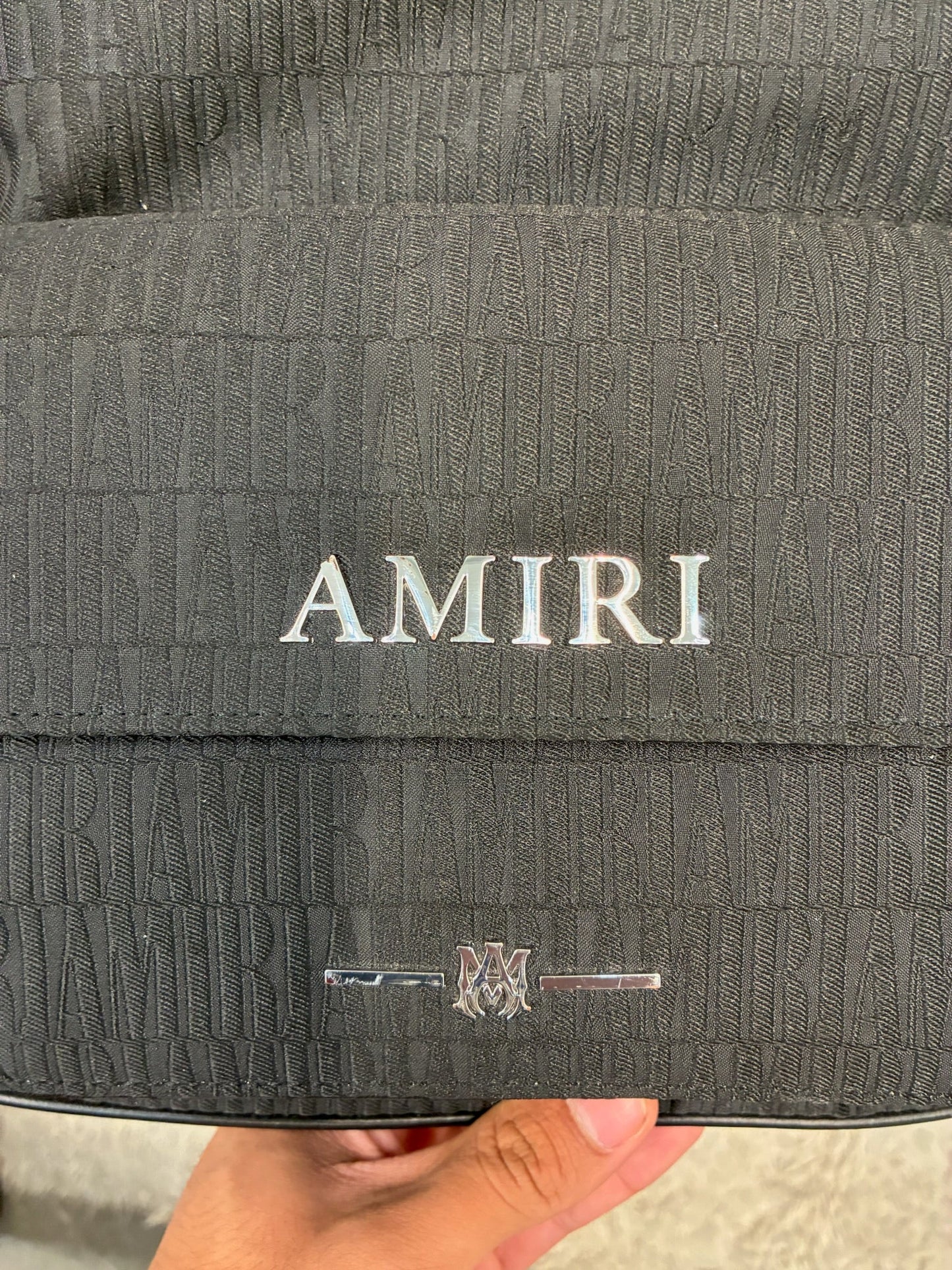 Amiri Monogram Jacquard Backpack