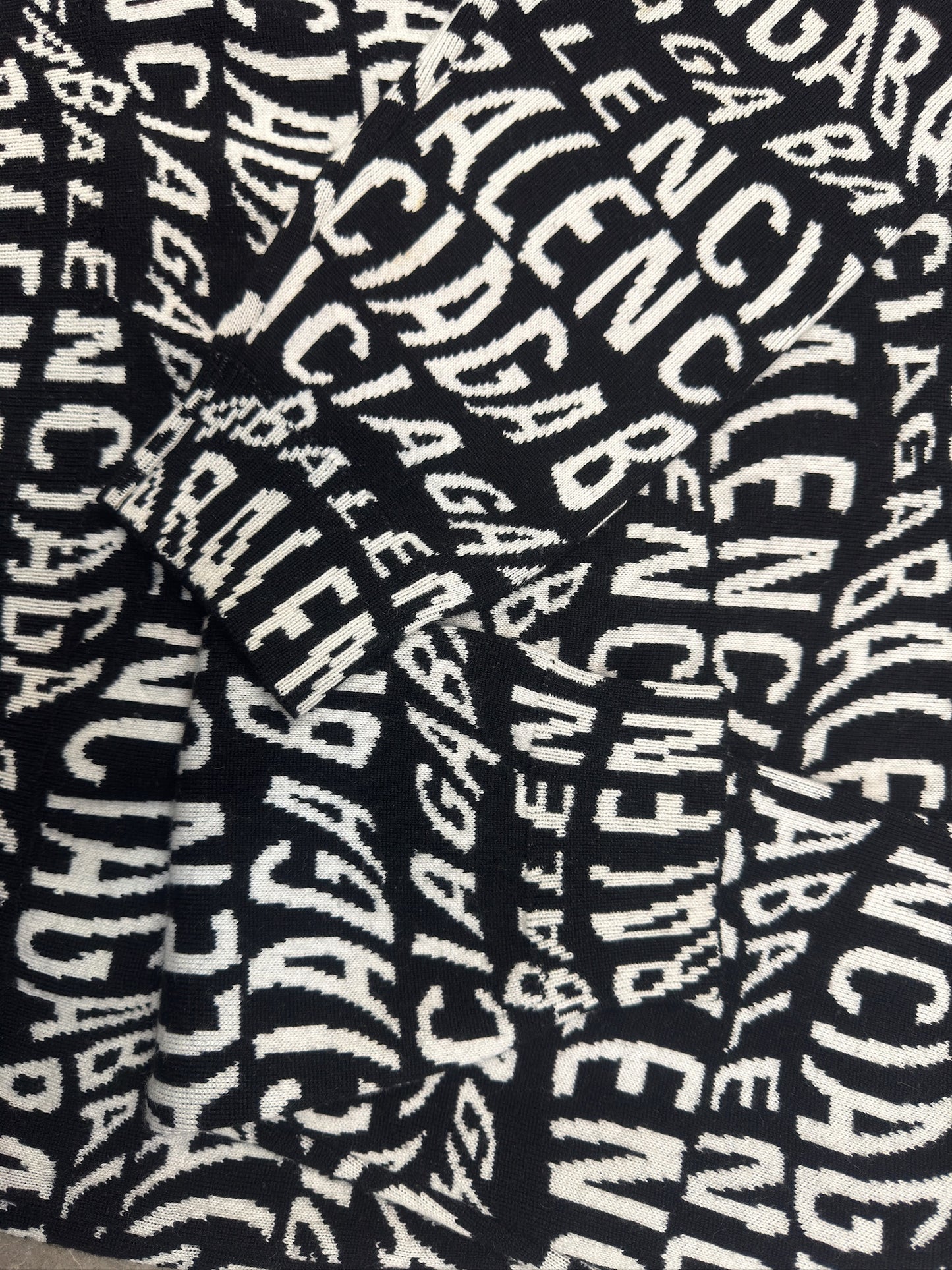 Balenciaga Wavy Logo Sweater