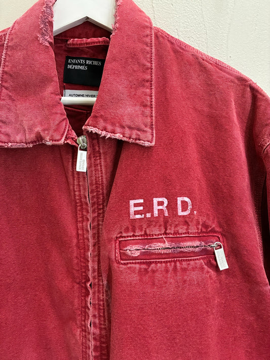 Enfant Riches Deprimes Italian Romance Zip Up Jacket 'Red"