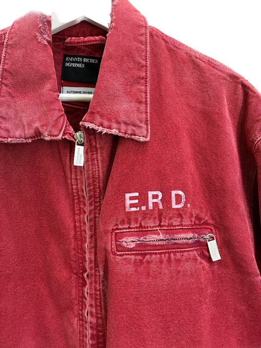Enfant Riches Deprimes Italian Romance Zip Up Jacket 'Red"
