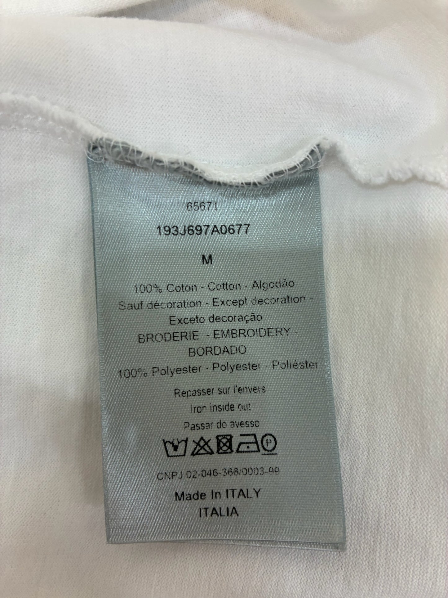 Christian Dior x Kenny Scharf Embroidered Logo T-Shirt