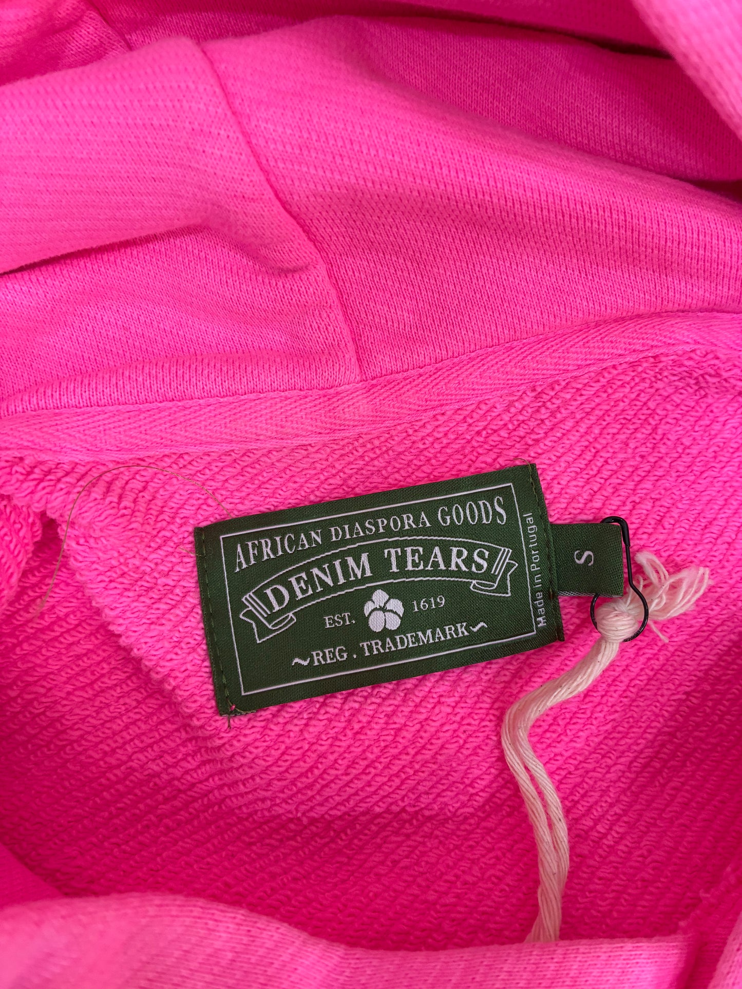 Denim Tears The Cotton Wreath Hoodie Mono Pink