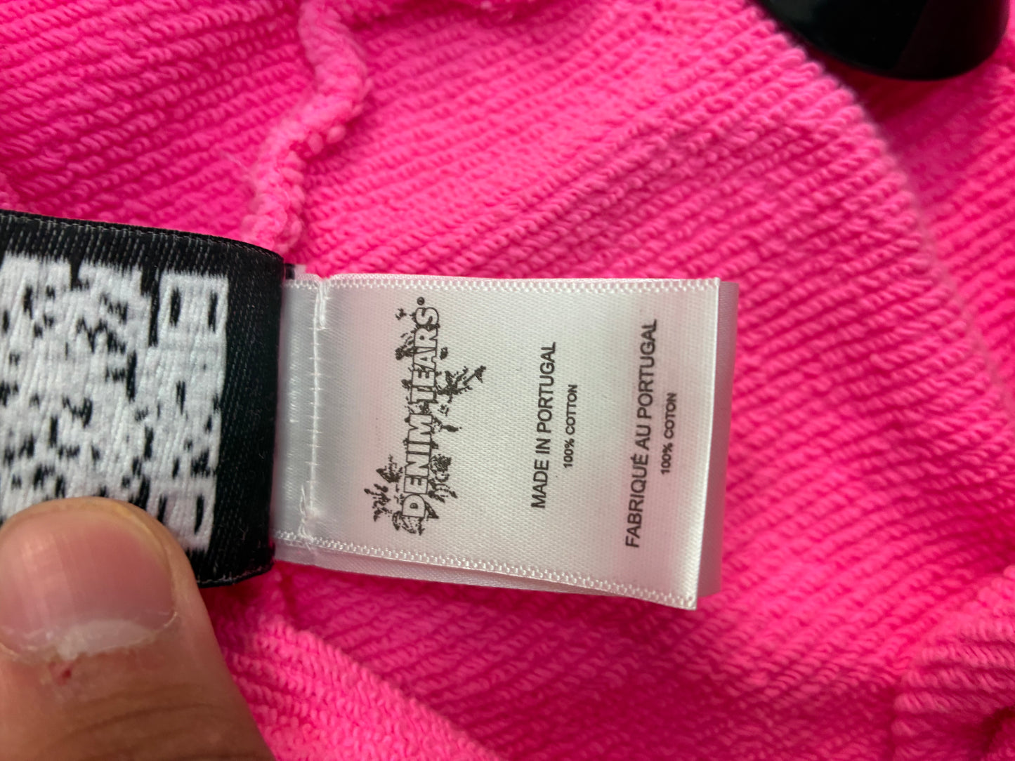 Denim Tears The Cotton Wreath Hoodie Mono Pink