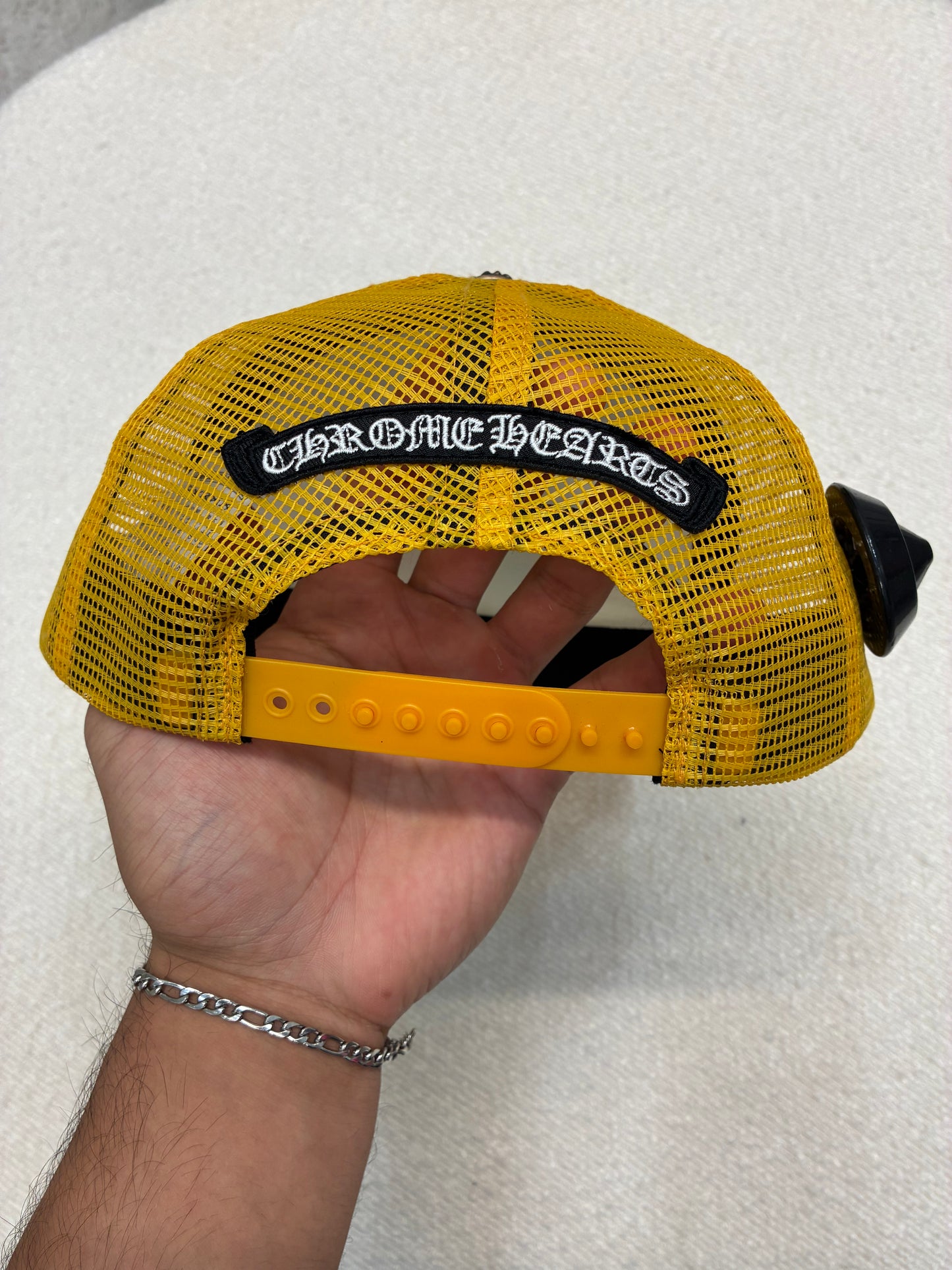 Chrome Hearts Multicolor Cross Hat Yellow