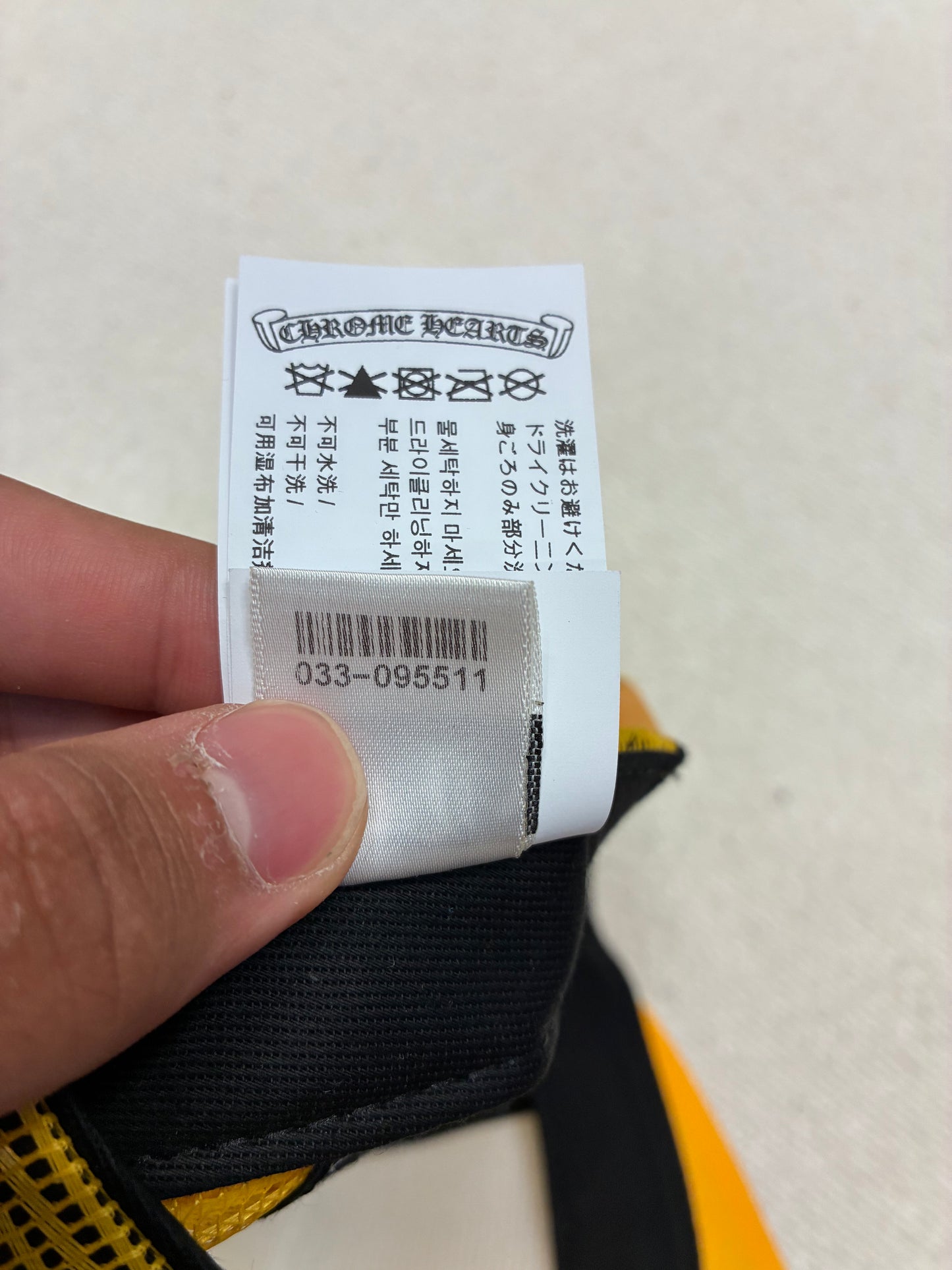 Chrome Hearts Multicolor Cross Hat Yellow