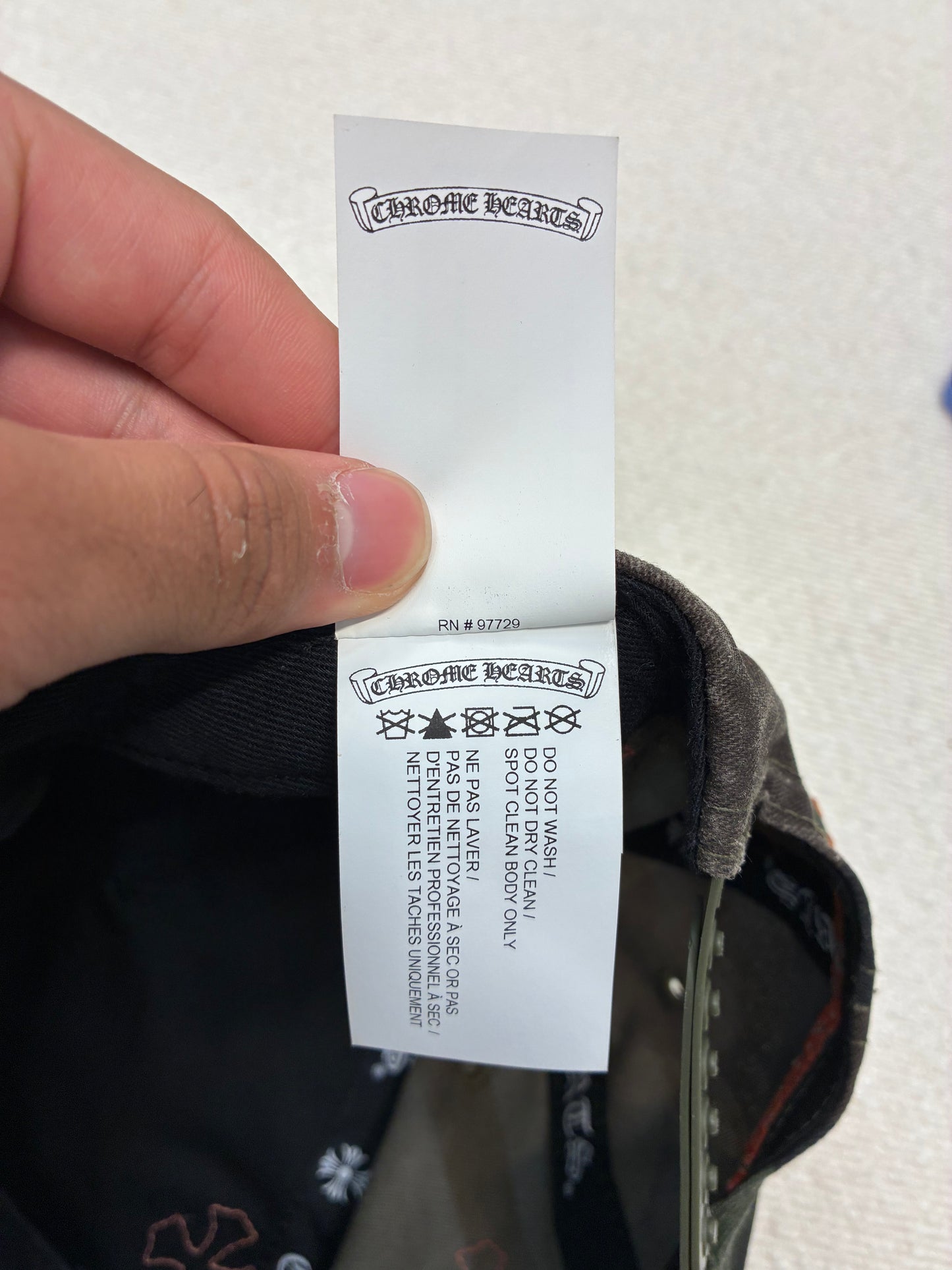 Chrome Hearts CH Cross Patch Hat Camo