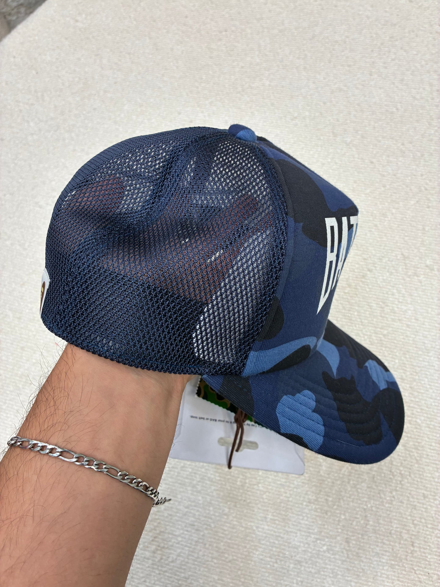 Bathing Ape Blue Camo Hat