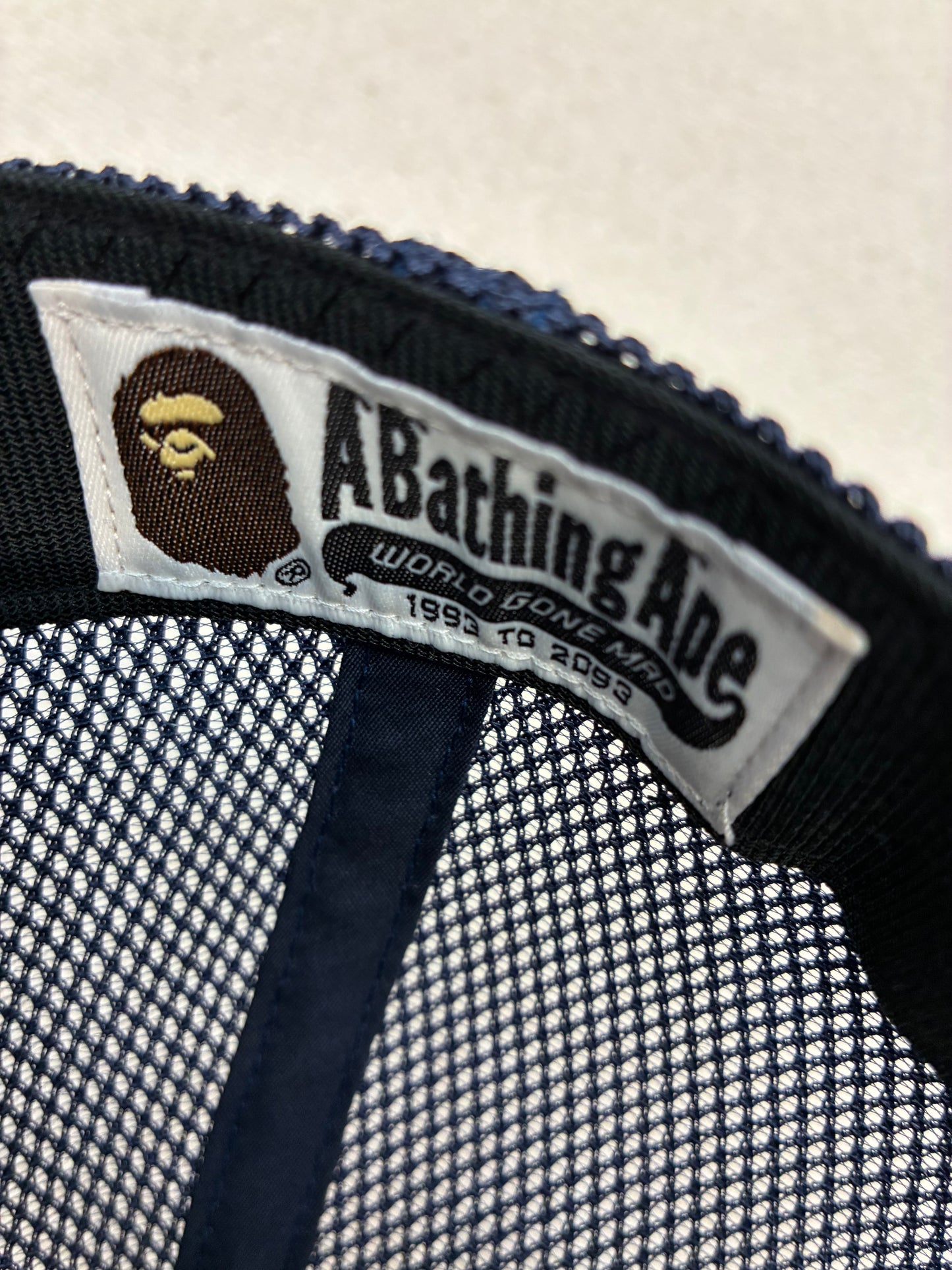 Bathing Ape Blue Camo Hat
