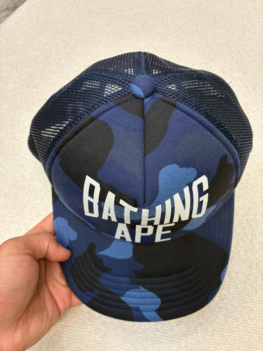 Bathing Ape Blue Camo Hat