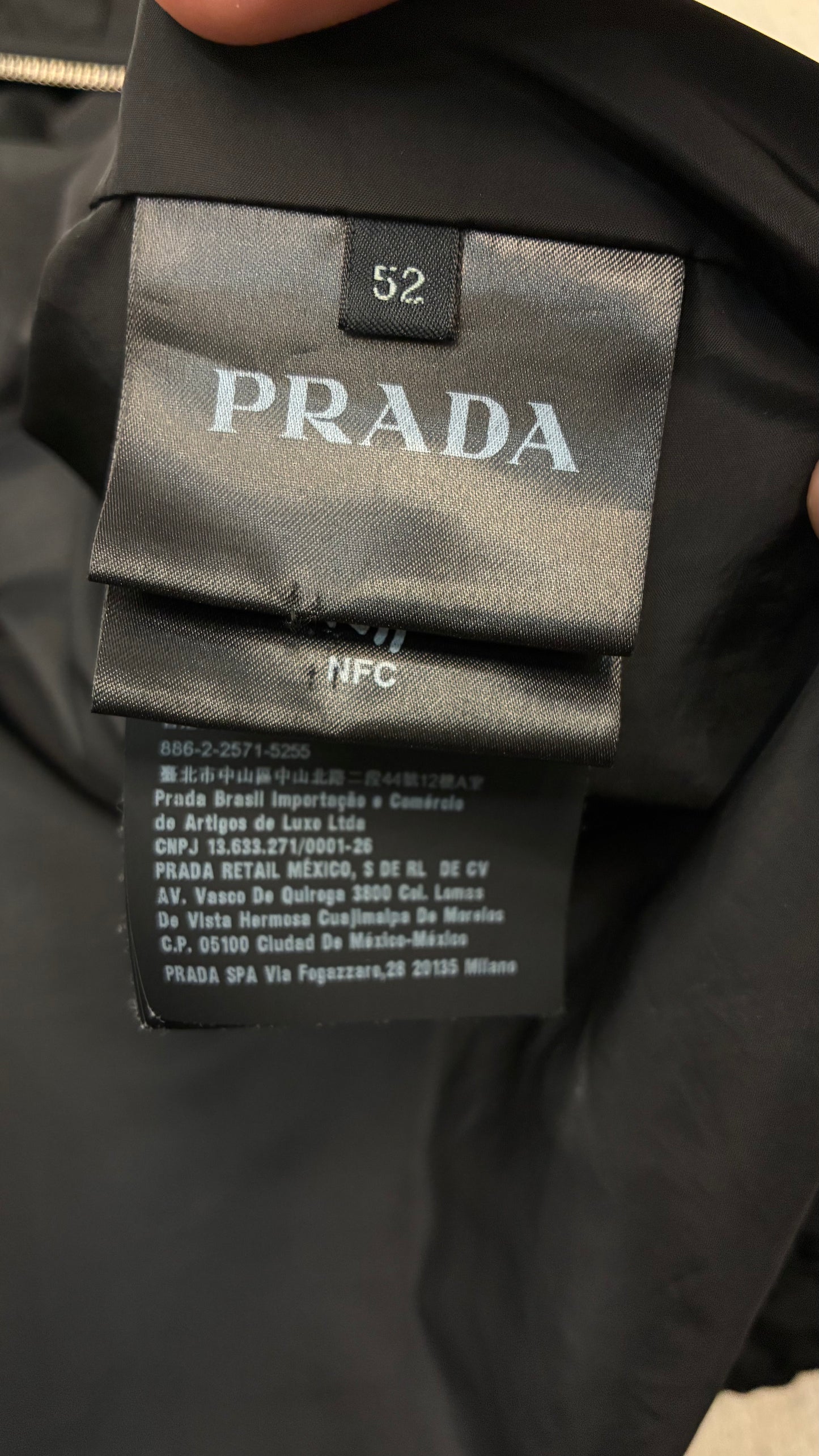 Prada Nylon Blouson Jacket