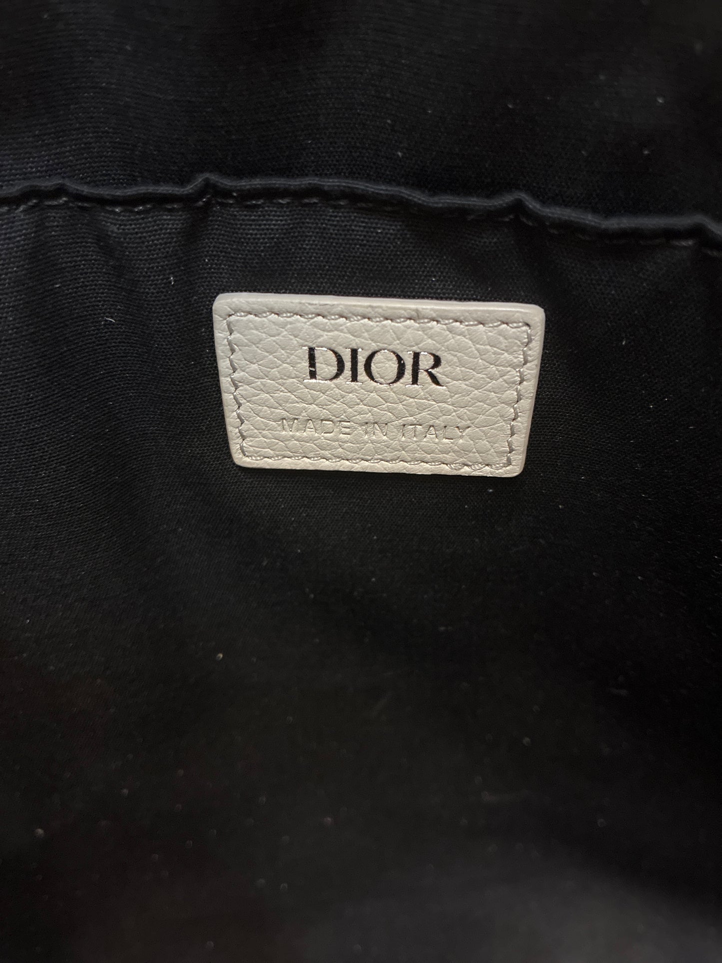 Dior White Ride Oblique Backpack