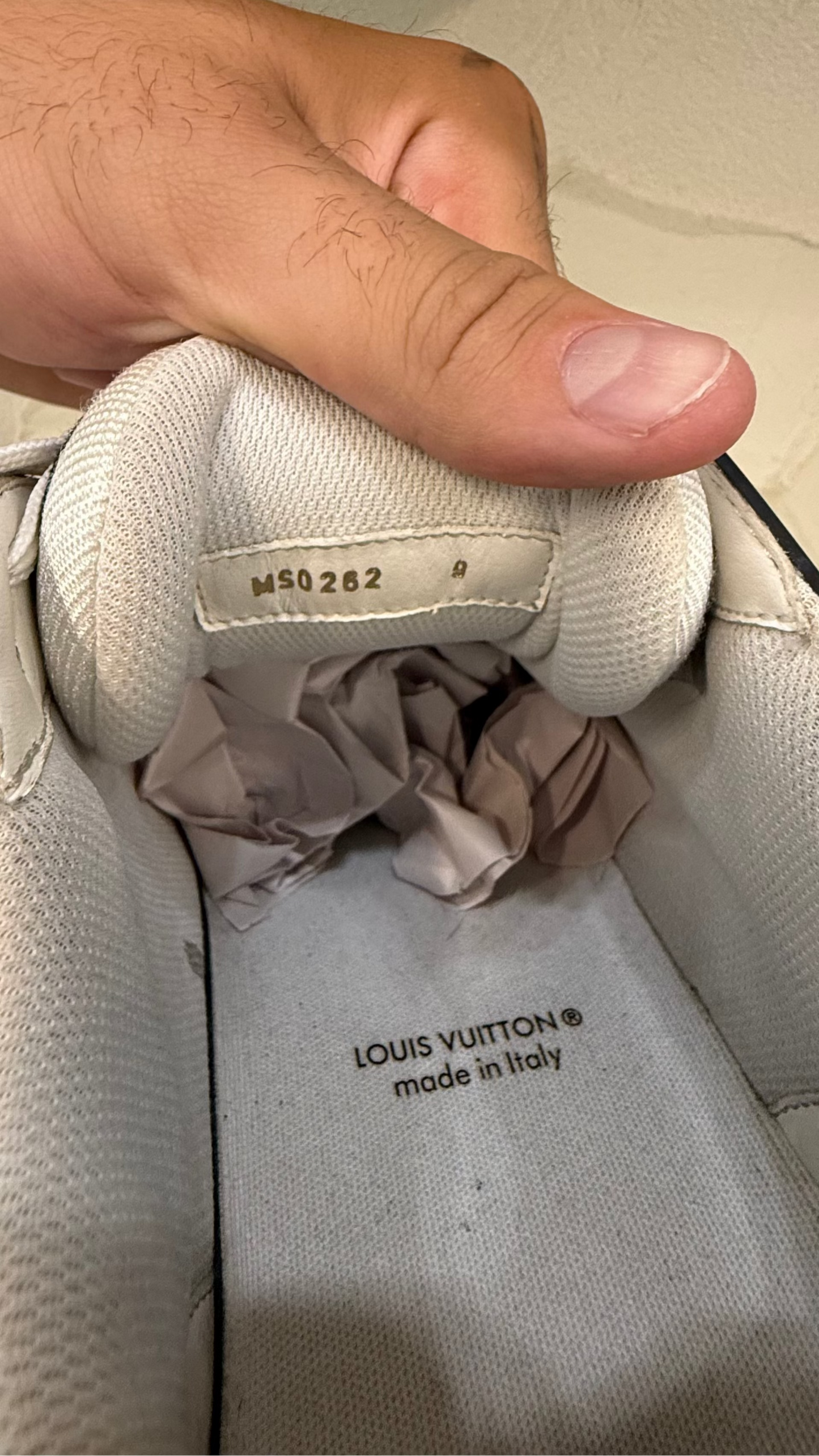 Louis Vuttion Black/White Trainer
