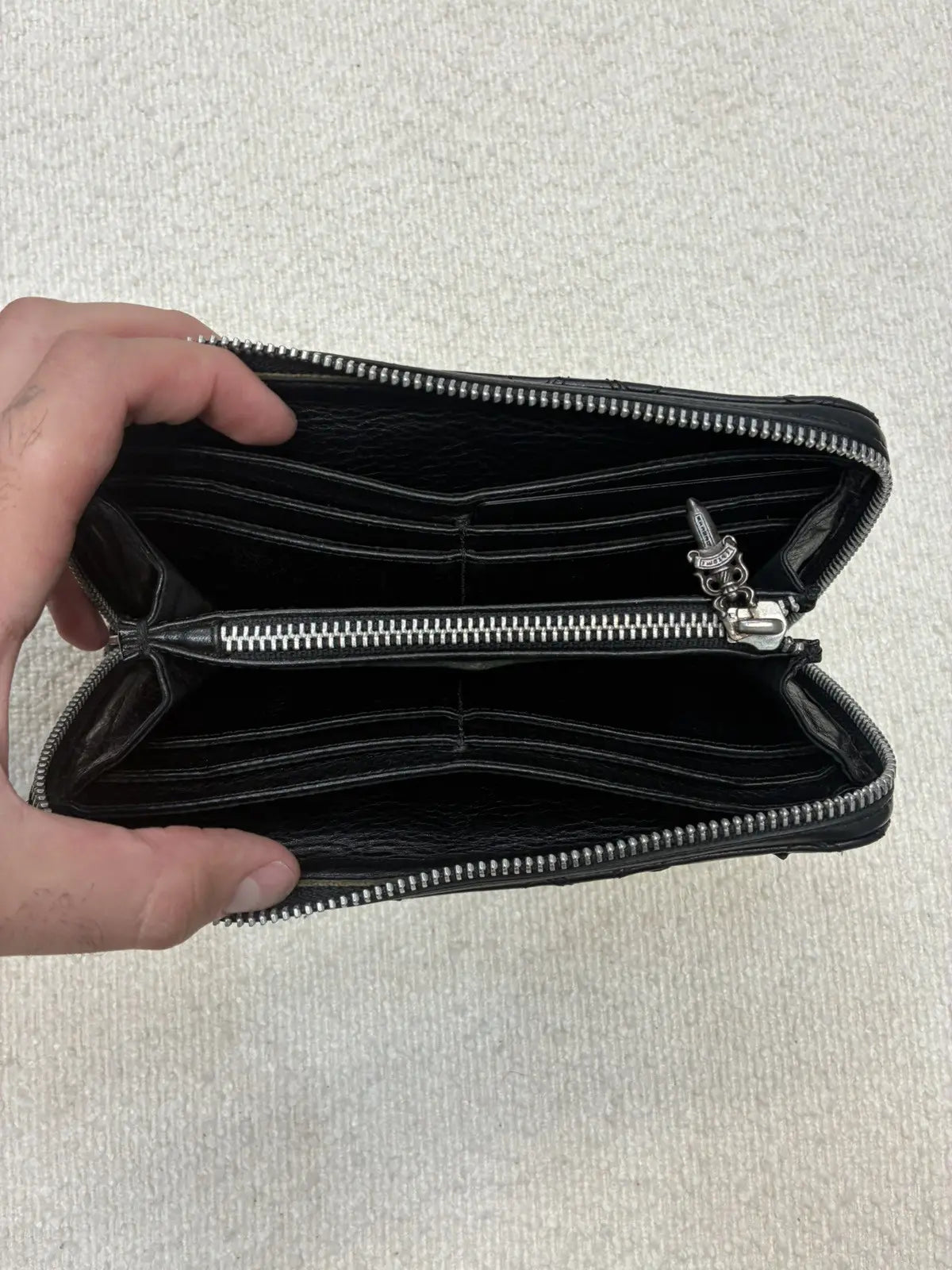 Chrome Hearts Cemetery Leather Wallet