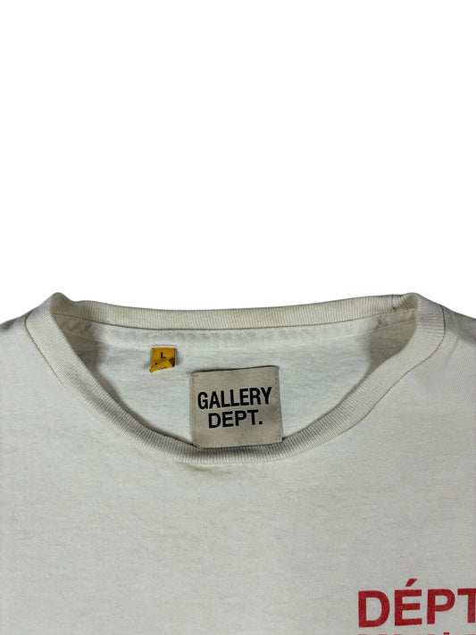 Gallery Dept Logo T-Shirt 'Cream'