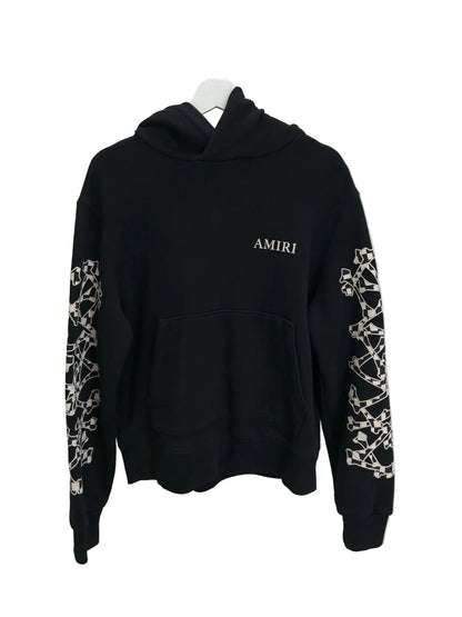 Amiri Bones Stacked Hoodie 'Black'