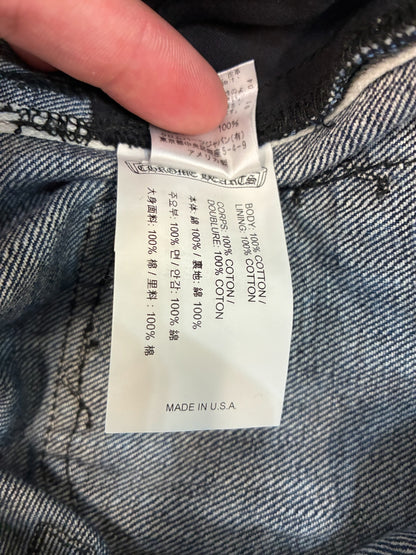 Chrome Hearts Loose Ends Denim Cross Patch Jeans